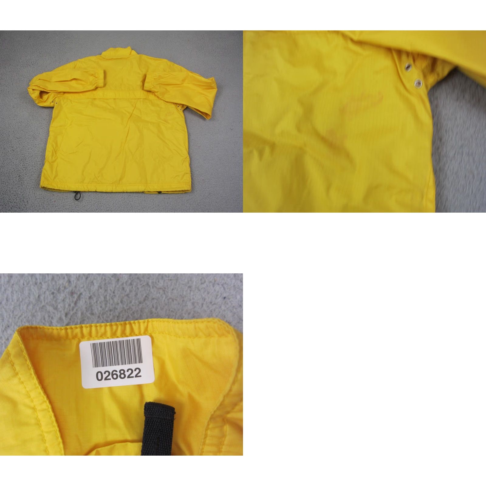 Gap VINTAGE GAP Jacket Mens L Yellow Windbreaker Full Zip Nylon 80s 90s Size US L / EU 52-54 / 3 - 9 Thumbnail