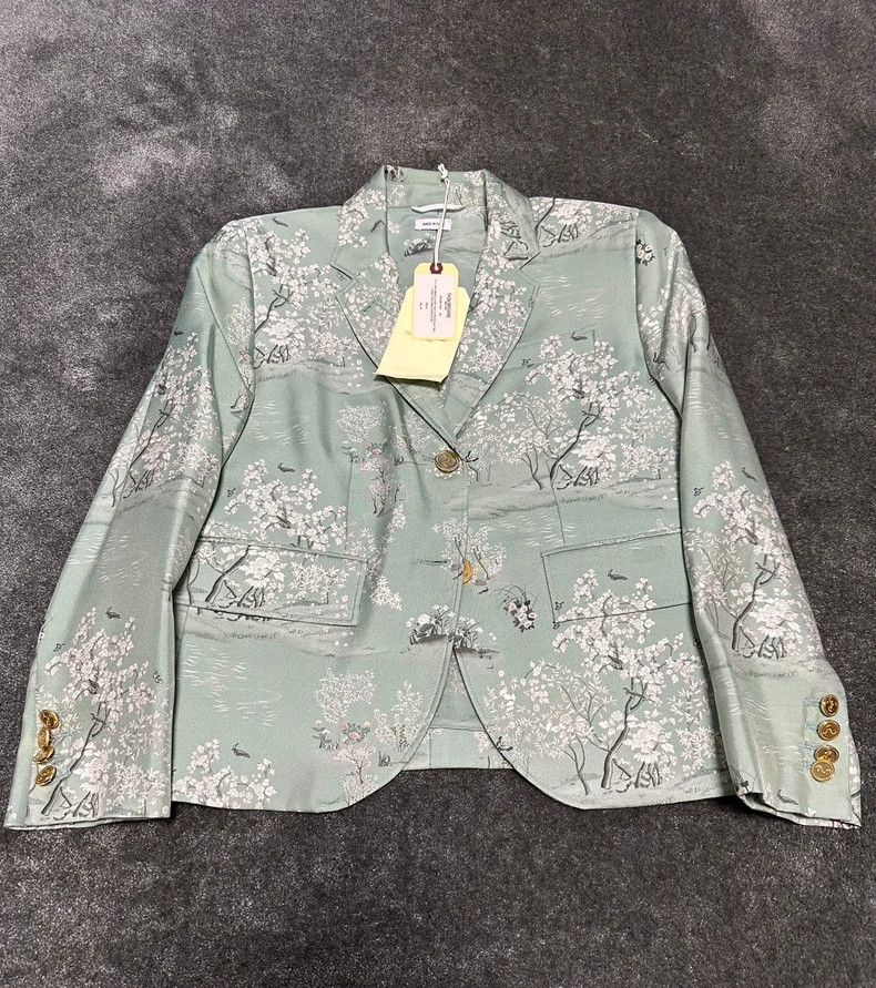 Thom Browne Thom Browne Embroidered silk suit Size XS / US 0-2 / IT 36-38 - 1 Thumbnail