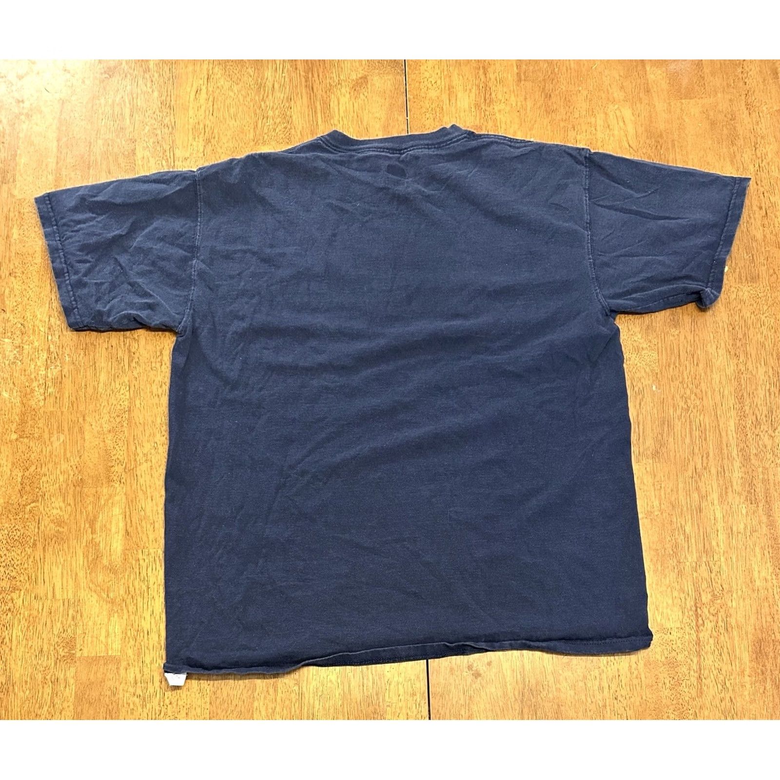 MLB Boston Red Sox Socks Logo T Shirt MLB Alternate Large CSA Men Blue Short Sleeve Cotton Crew Neck Regular Fit Size US L / EU 52-54 / 3 - 3 Thumbnail