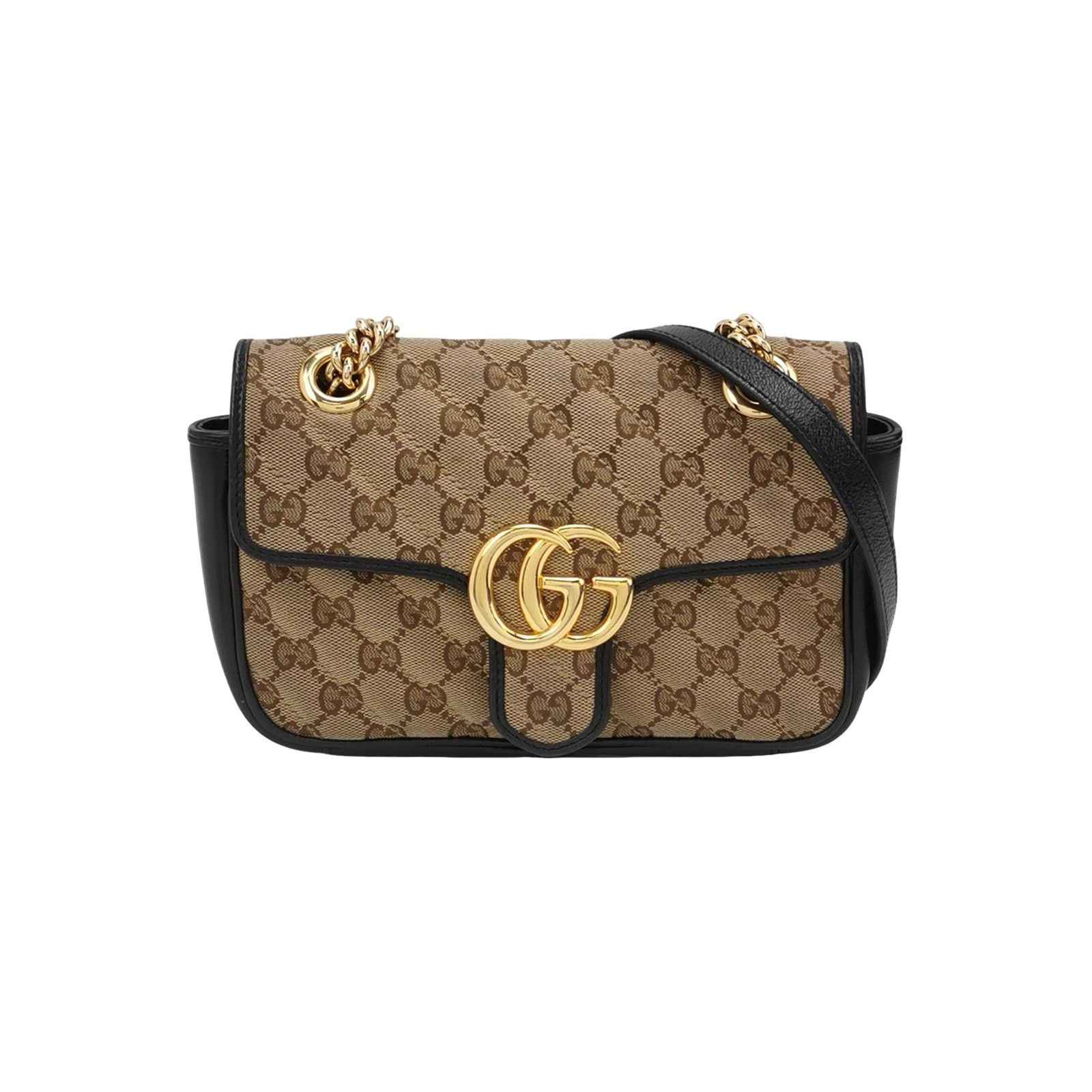 Gucci Gucci GG Marmont Quilted Shoulder Bag Brown Size ONE SIZE - 1 Thumbnail