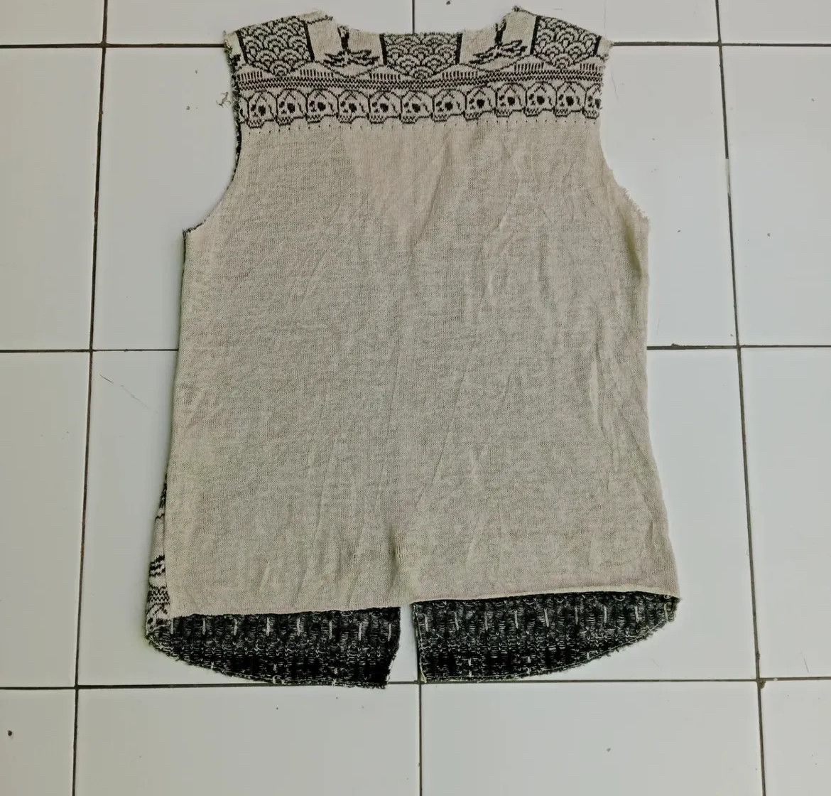 Kapital Archival Kapital Skull Knit Button Vest Size US S / EU 44-46 / 1 - 2 Thumbnail