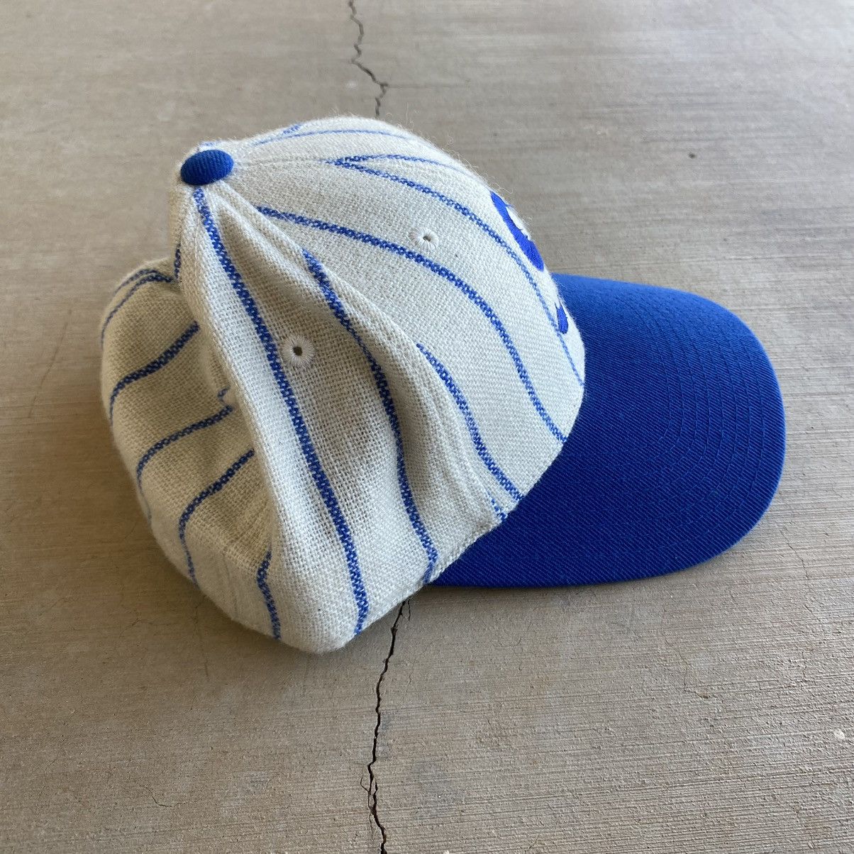 American Needle Supreme Pinstripe Hat 7 1/8 New Era American Needle 2008 Size ONE SIZE - 4 Thumbnail