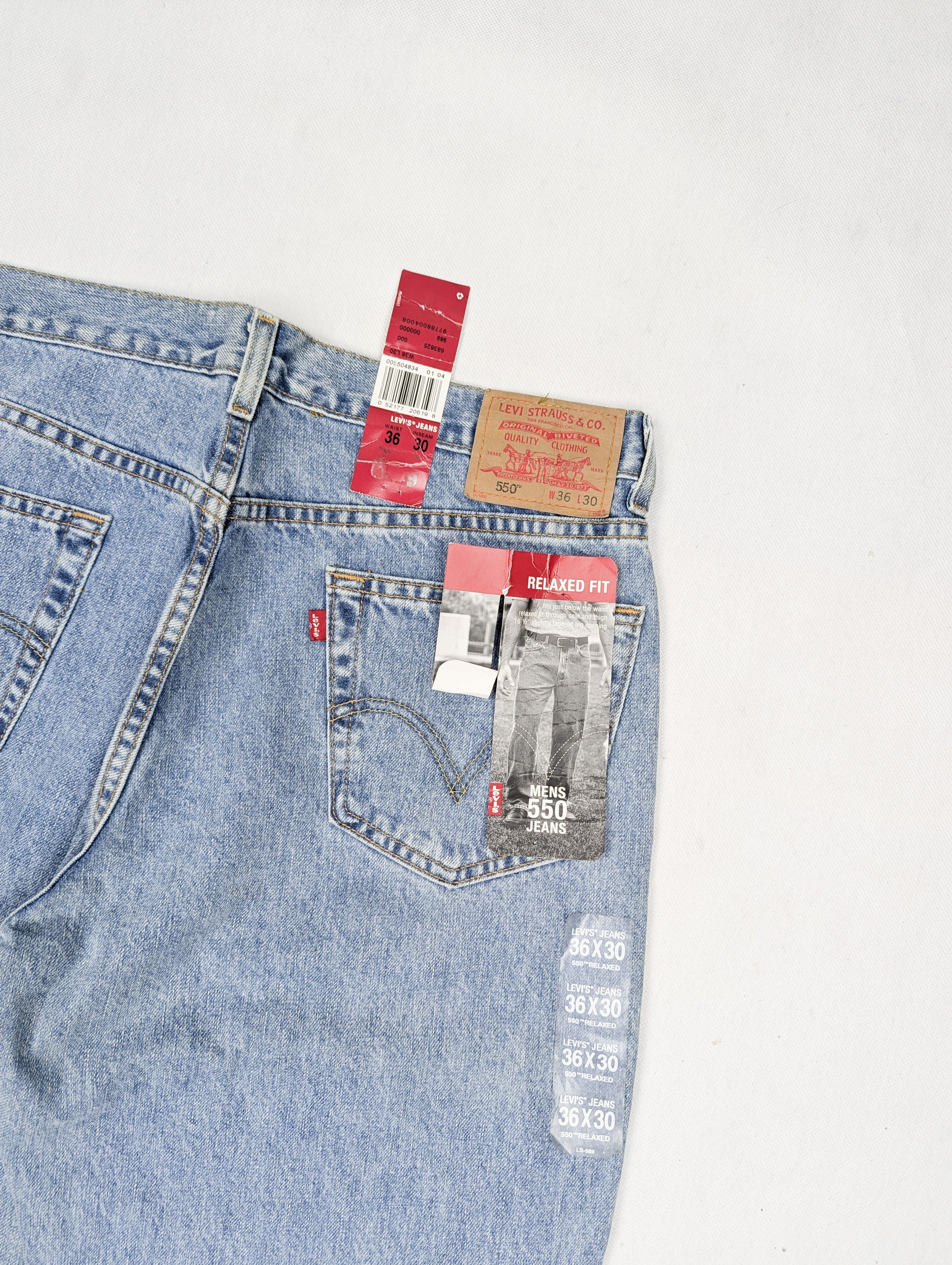 Levi's Levi's 500 36/30 new jeans baby blue Size US 36 / EU 52 - 2 Thumbnail