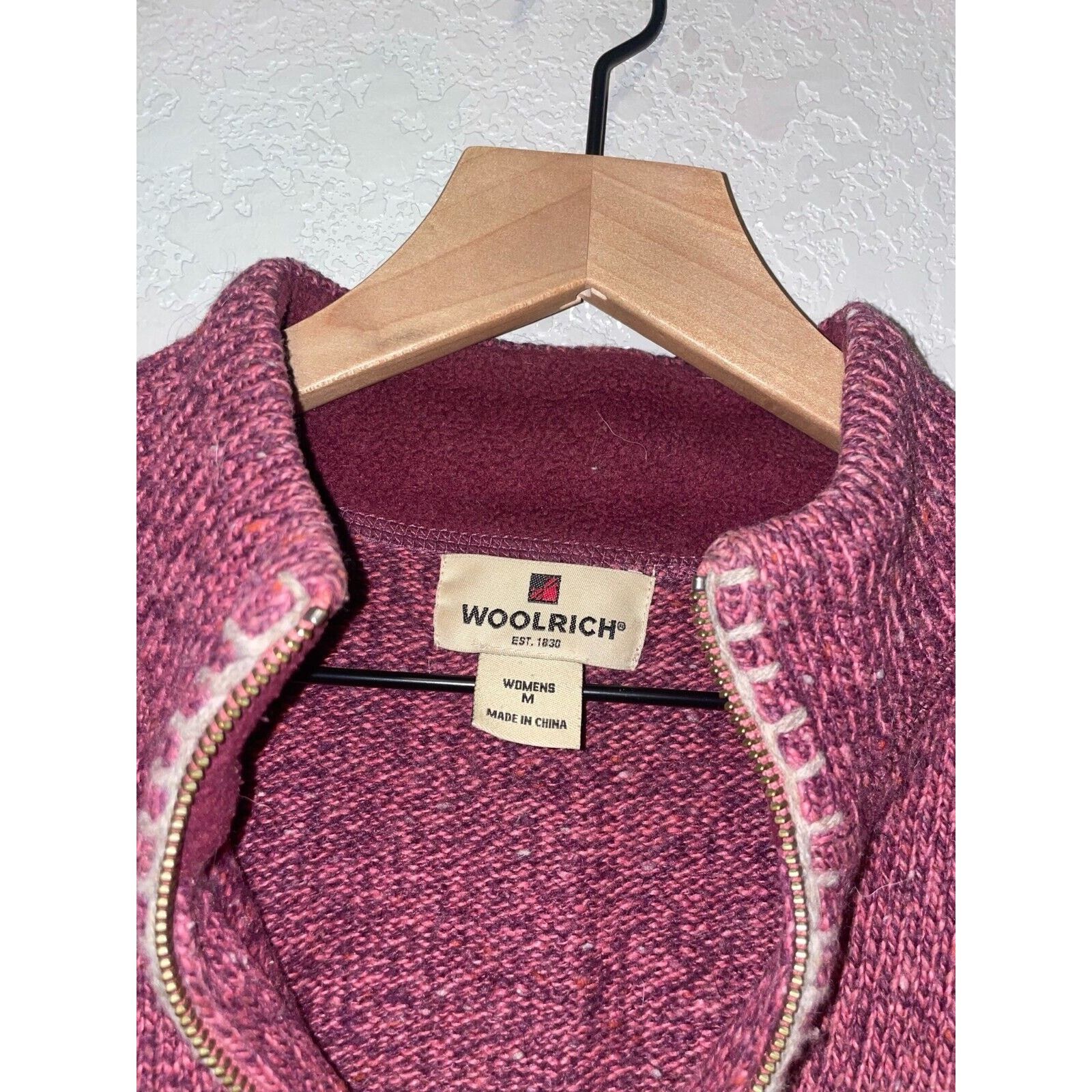 Woolrich Woolen Mills Womens Woolrich Sweater Woolen Mills Purple Pink M Medium Size M / US 6-8 / IT 42-44 - 9 Thumbnail