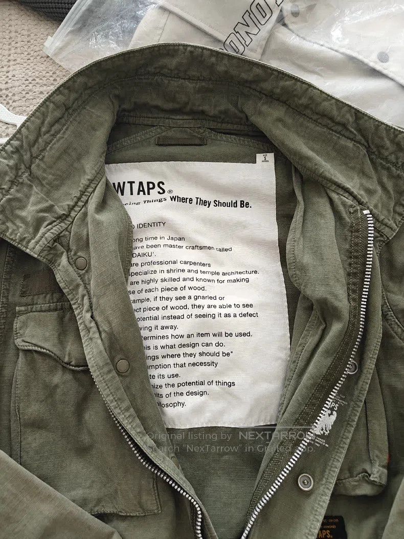 Wtaps Wtaps Military green jacket Size US L / EU 52-54 / 3 - 6 Thumbnail
