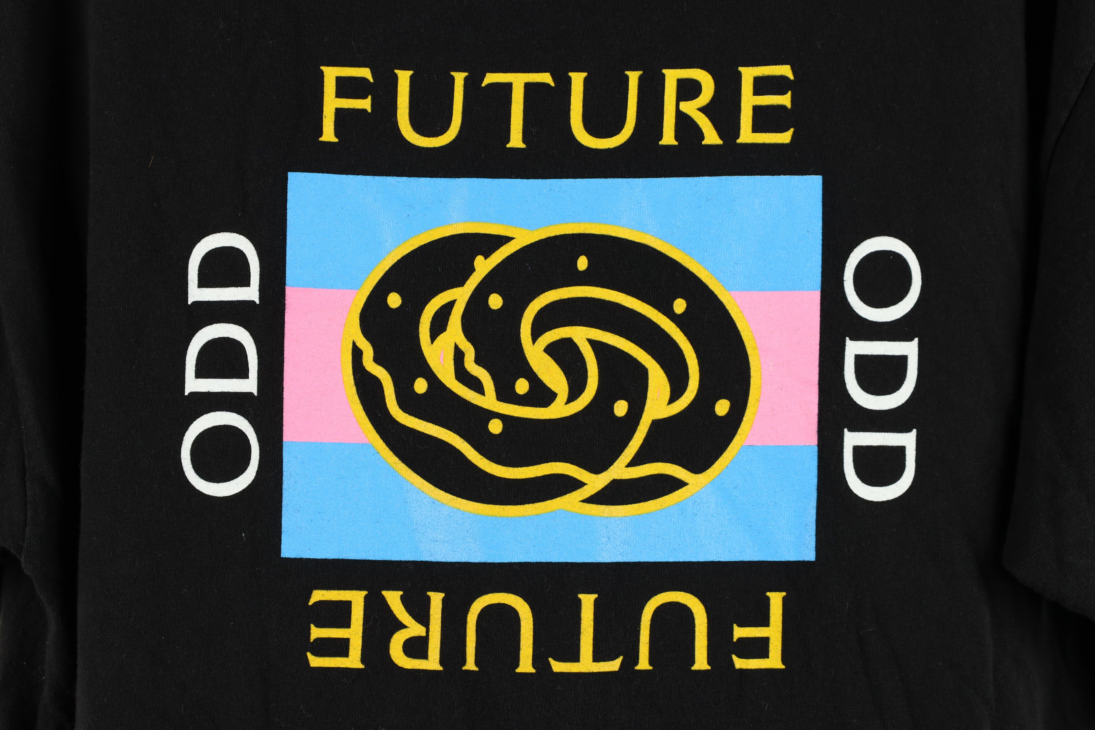 Vintage Odd Future OFWGTKA Spell Out Tyler the Creator T-Shirt Black Size US L / EU 52-54 / 3 - 4 Thumbnail