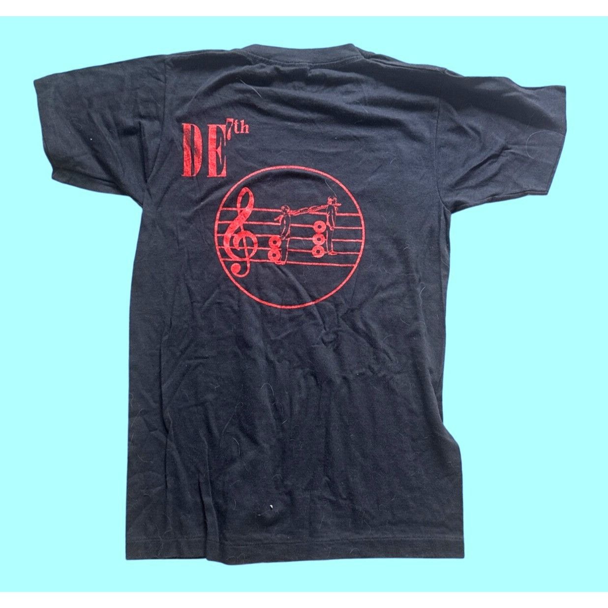 Other Vintage 1982 Dave Edmunds "7th" Tour T-shirt, Screen Stars, Size US S / EU 44-46 / 1 - 2 Thumbnail
