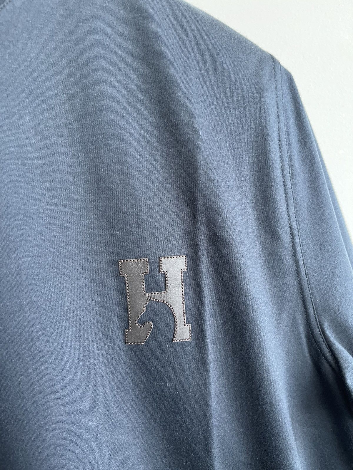 Hermes 2025 Runway Hermes H Leather Logo Tee T-shirt Size US XL / EU 56 / 4 - 12 Thumbnail