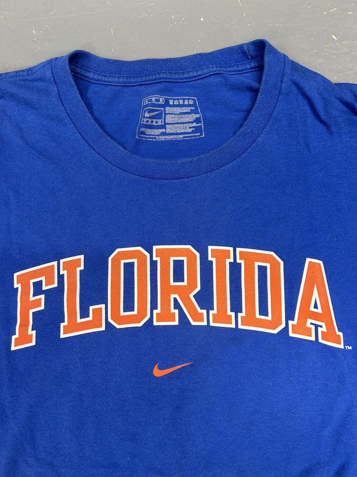 Nike × Vintage Crazy Vintage Y2K Essential Nike Florida University T-Shirt Size US XL / EU 56 / 4 - 2 Thumbnail