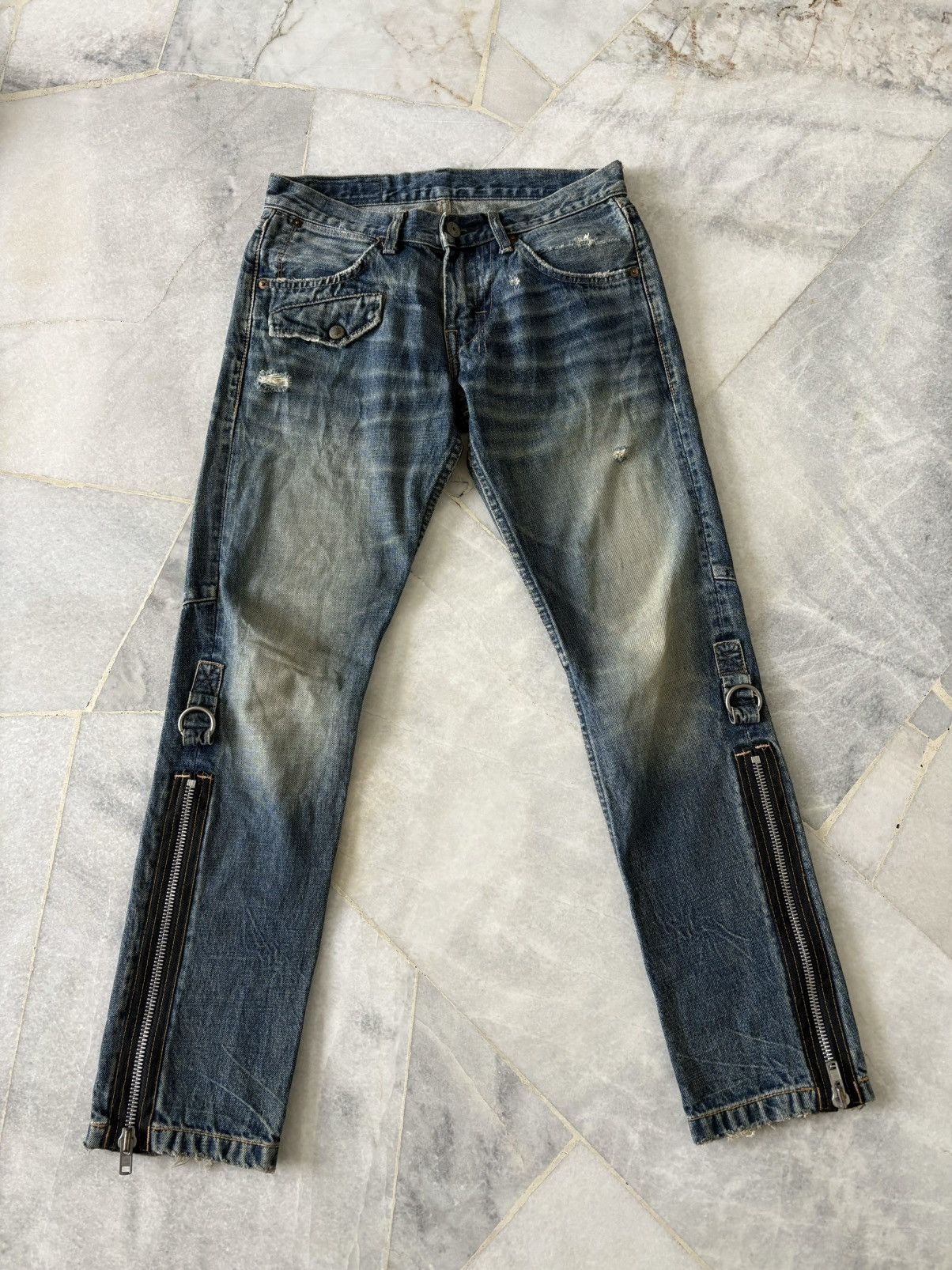 Designer × Japanese Brand × Vintage 90s RNA Bondage Jeans Size US 28 / EU 44 - 7 Thumbnail