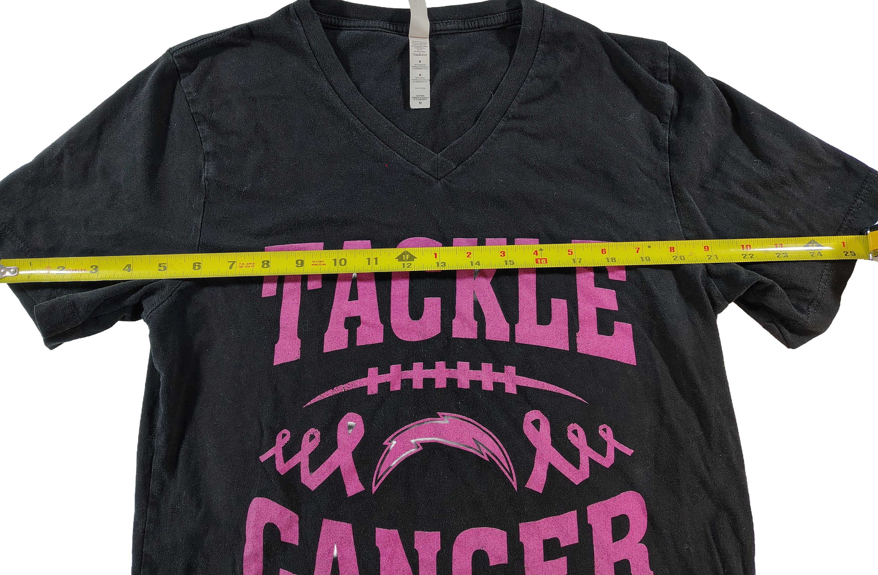 Other Women's Bella + Canvas Tackle Breast Cancer T-Shirt Size M / US 6-8 / IT 42-44 - 7 Thumbnail