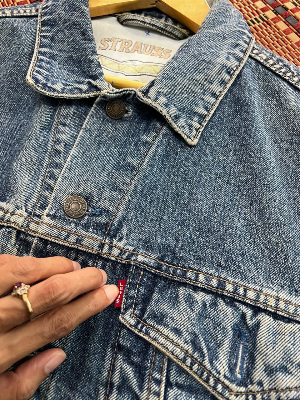 Levi's × Vintage Vintage Levis 71165 Jacket Distressed Size US XL / EU 56 / 4 - 6 Thumbnail