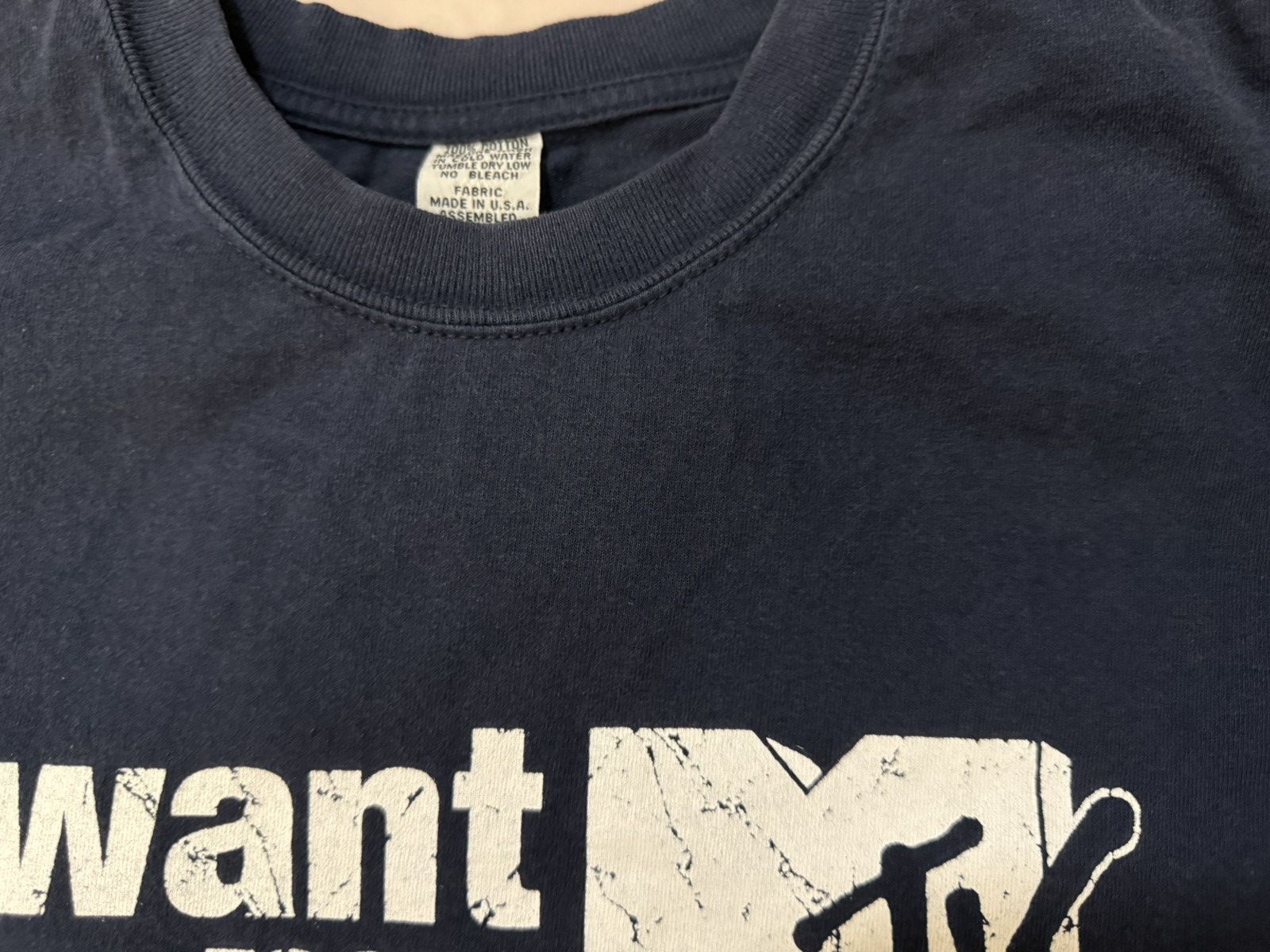 Vintage Vintage 2000s MTV Japan I want my MTV T Shirt Size US M / EU 48-50 / 2 - 5 Thumbnail