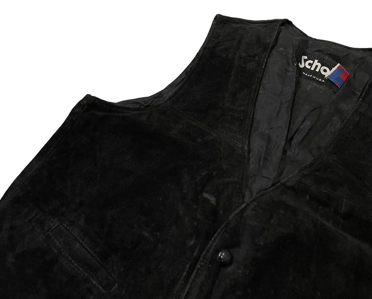 Schott Vintage Schott Suede Leather Wooden Button Jacket Size US M / EU 48-50 / 2 - 6 Thumbnail