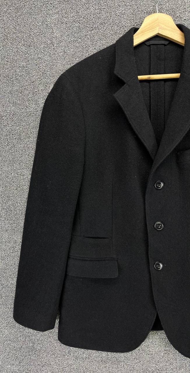 Lemaire × Uniqlo Lemaire X Uniqlo Black Wool Blazer Coat Jacket Size US M / EU 48-50 / 2 - 3 Thumbnail