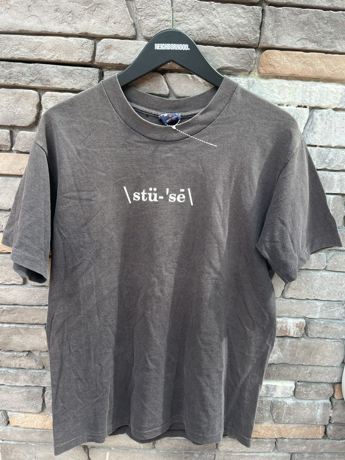 Stussy Vintage 90s Stussy Spell out T shirt Size US M / EU 48-50 / 2 - 2 Thumbnail
