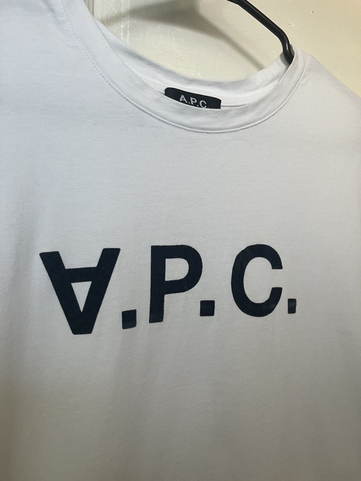 A.P.C. APC Velour Logo Shirt Size US M / EU 48-50 / 2 - 2 Thumbnail