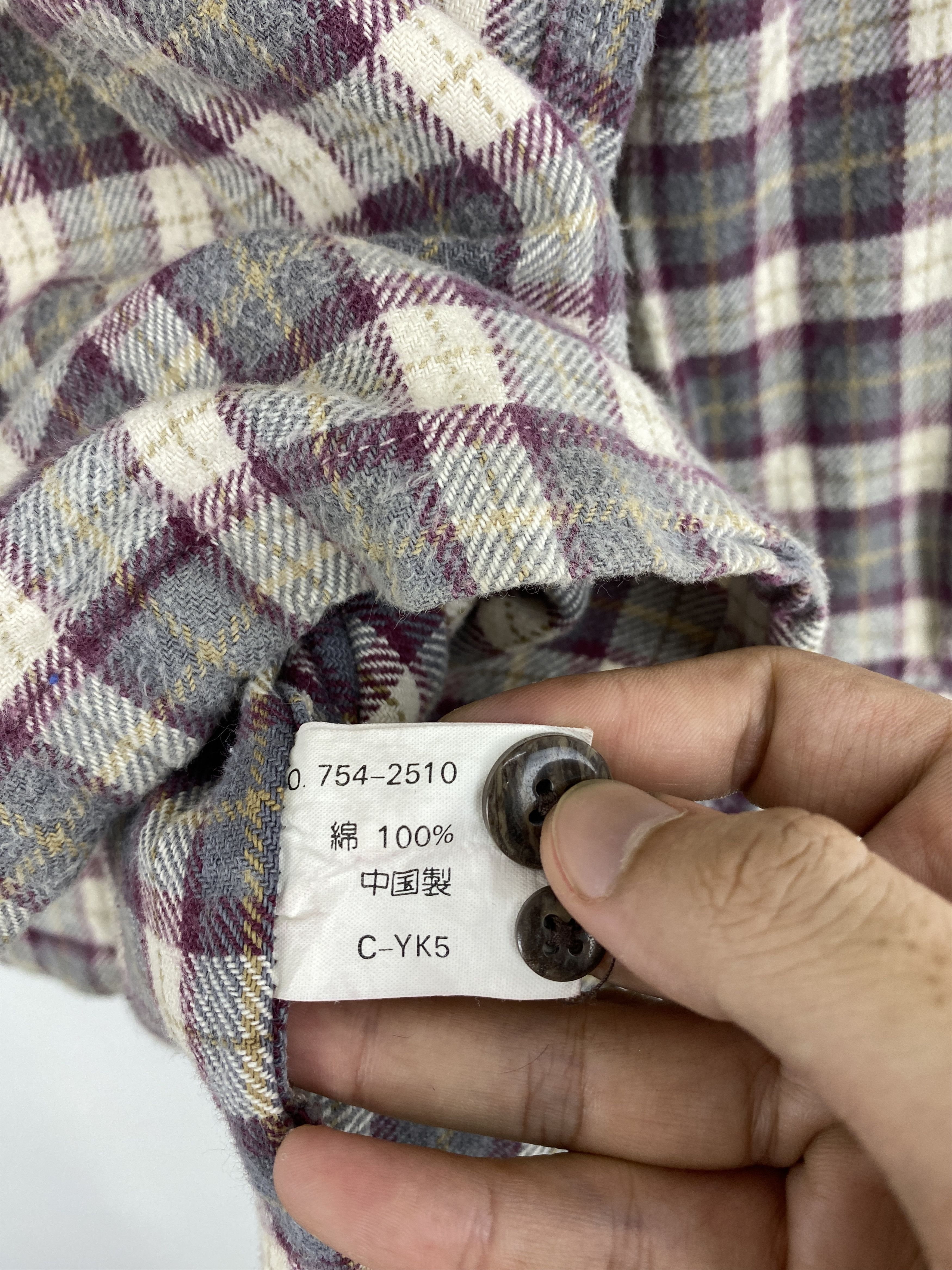 Uniqlo Vintage 90s Uniqlo Button Ups Plaid Flannel Shirt JA0132 Size US M / EU 48-50 / 2 - 6 Thumbnail