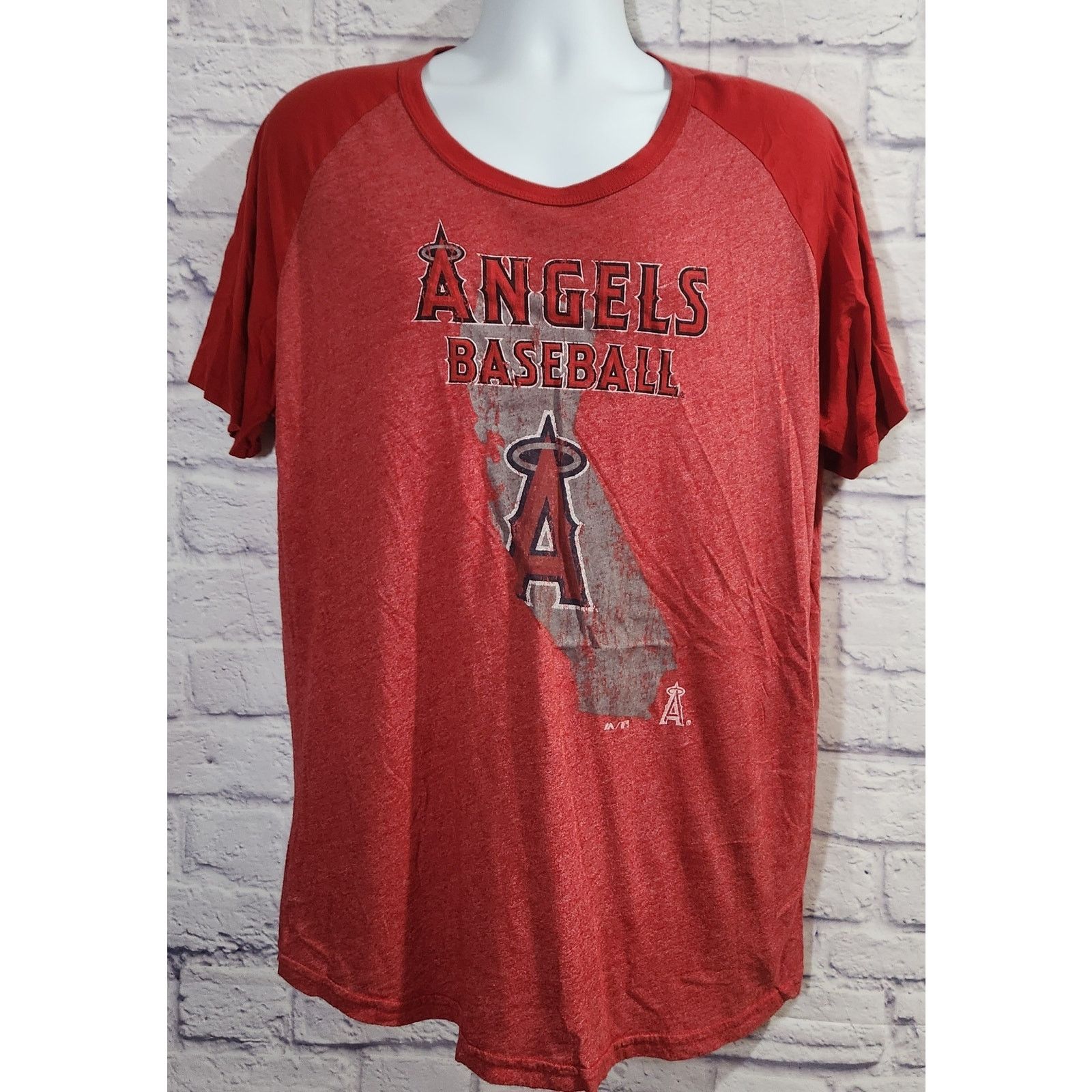 Other LA Angels Angels Baseball California State Outline Shirt 2X Size US XXL / EU 58 / 5 - 1 Thumbnail