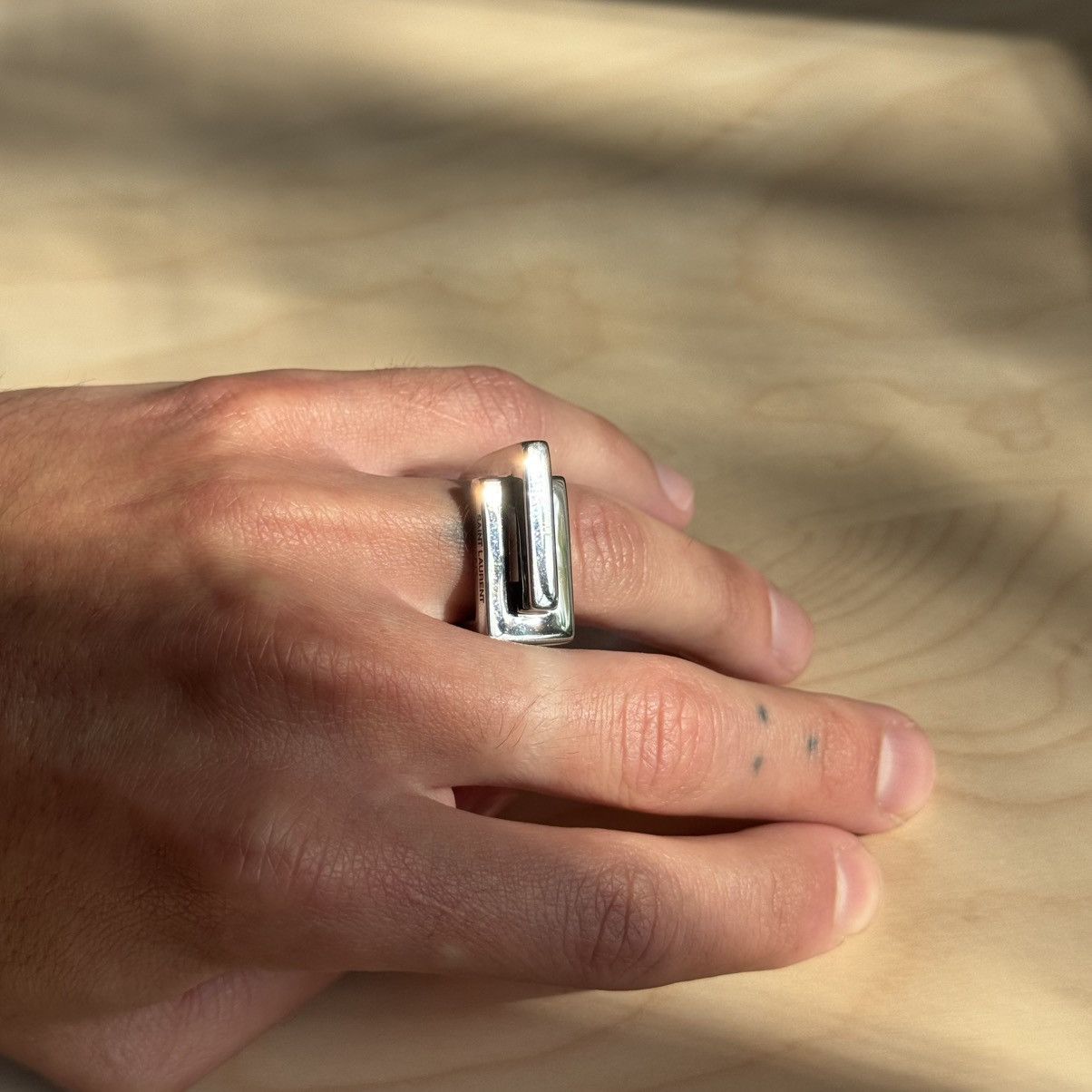 Saint Laurent Paris Rare Saint Laurent Paris Babylone Art Deco Ring US 7 Size ONE SIZE - 8 Thumbnail