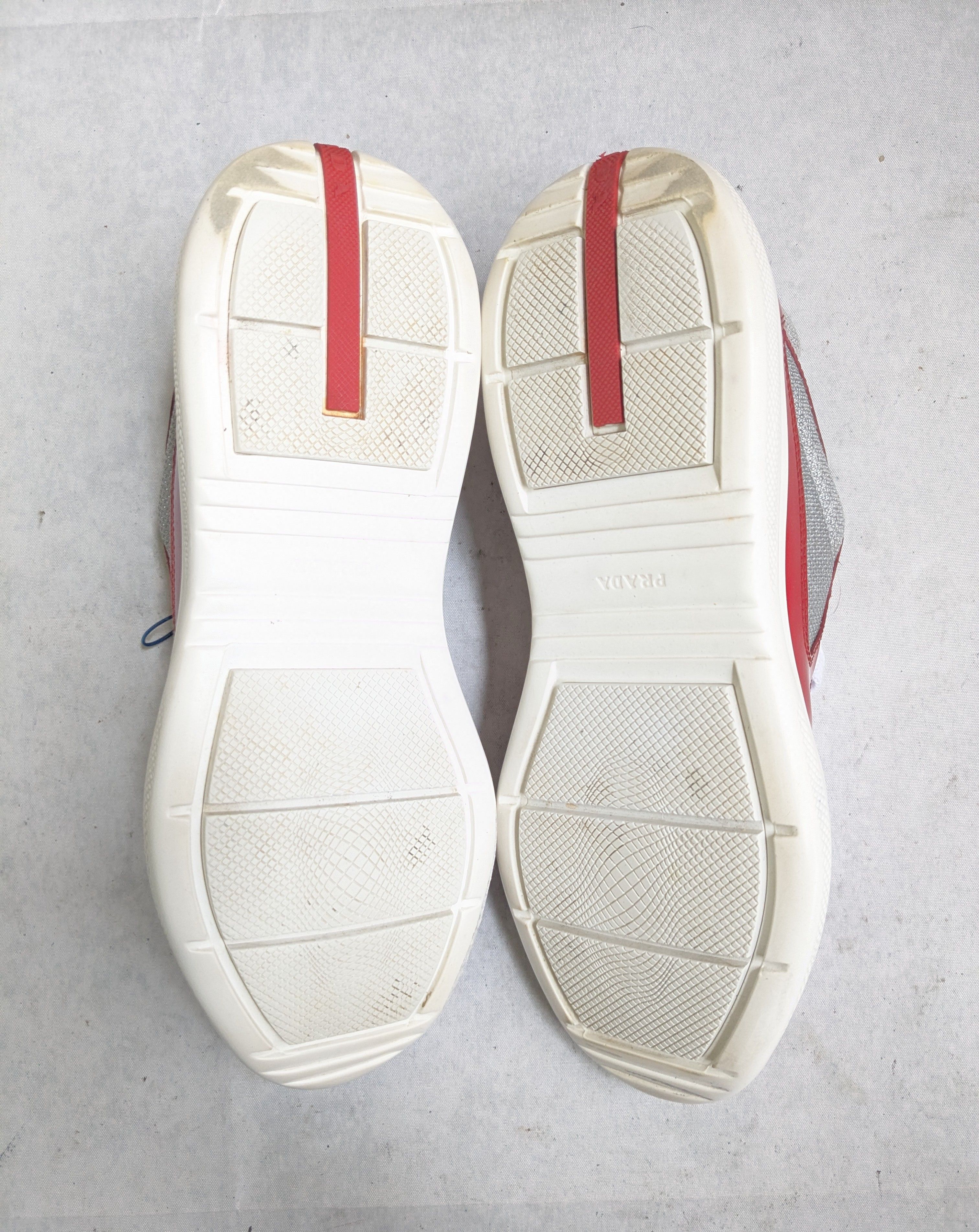 Prada Prada America's Cup Sneakers Red Patent Leather 10 Low Tops Size US 10 / EU 43 - 12 Thumbnail