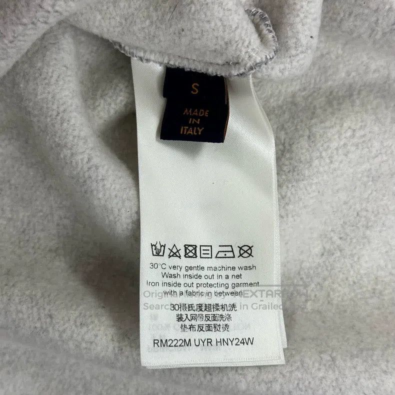 Louis Vuitton Louis Vuitton Grey Embroidered Embossed Zip Hoodie Size US S / EU 44-46 / 1 - 4 Thumbnail