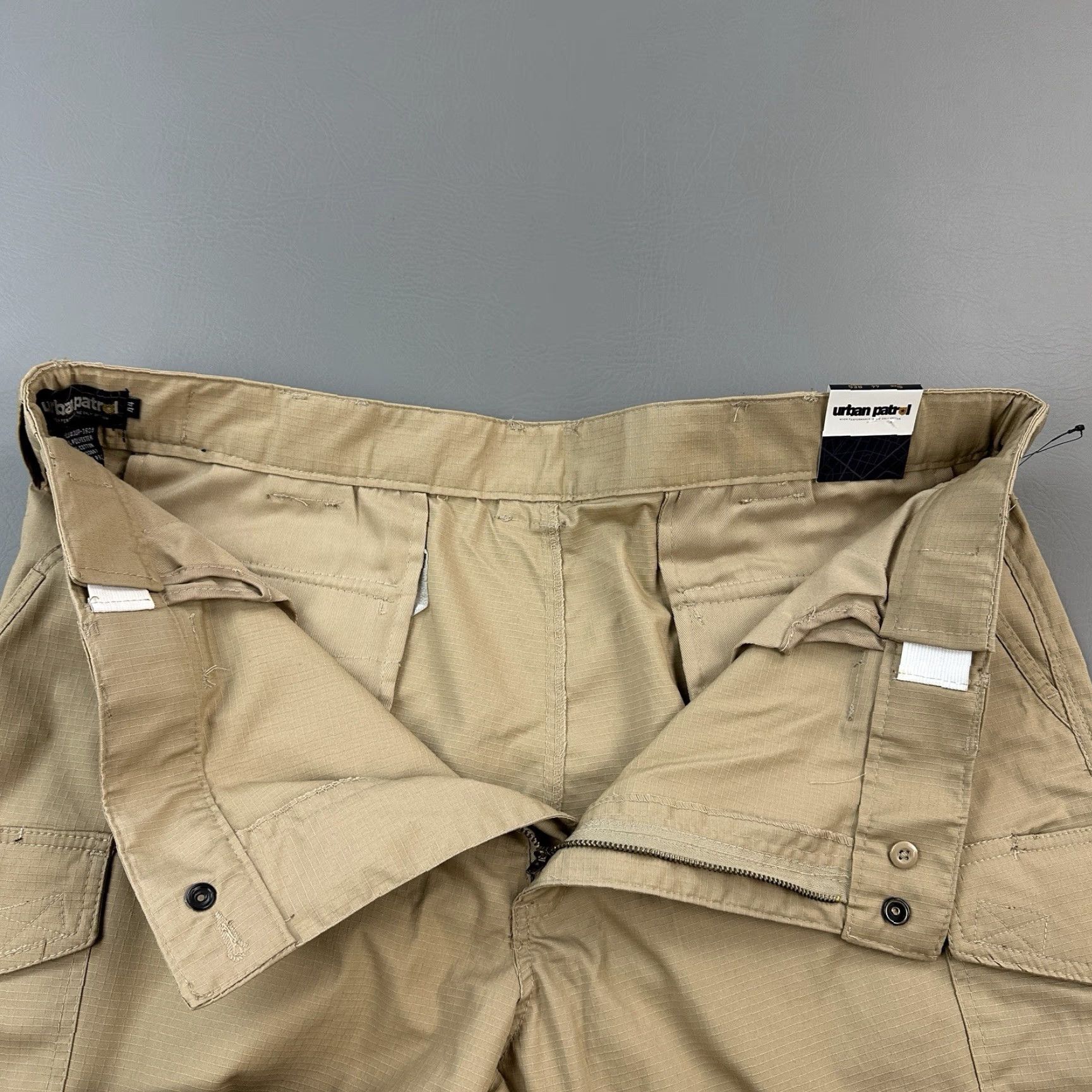 Vintage Urban Patrol Pants Mens 44 Ripstop Cargo Tactical Work Wear Tailor Ready Hem NWT Beige Size US 44 / EU 60 - 6 Thumbnail