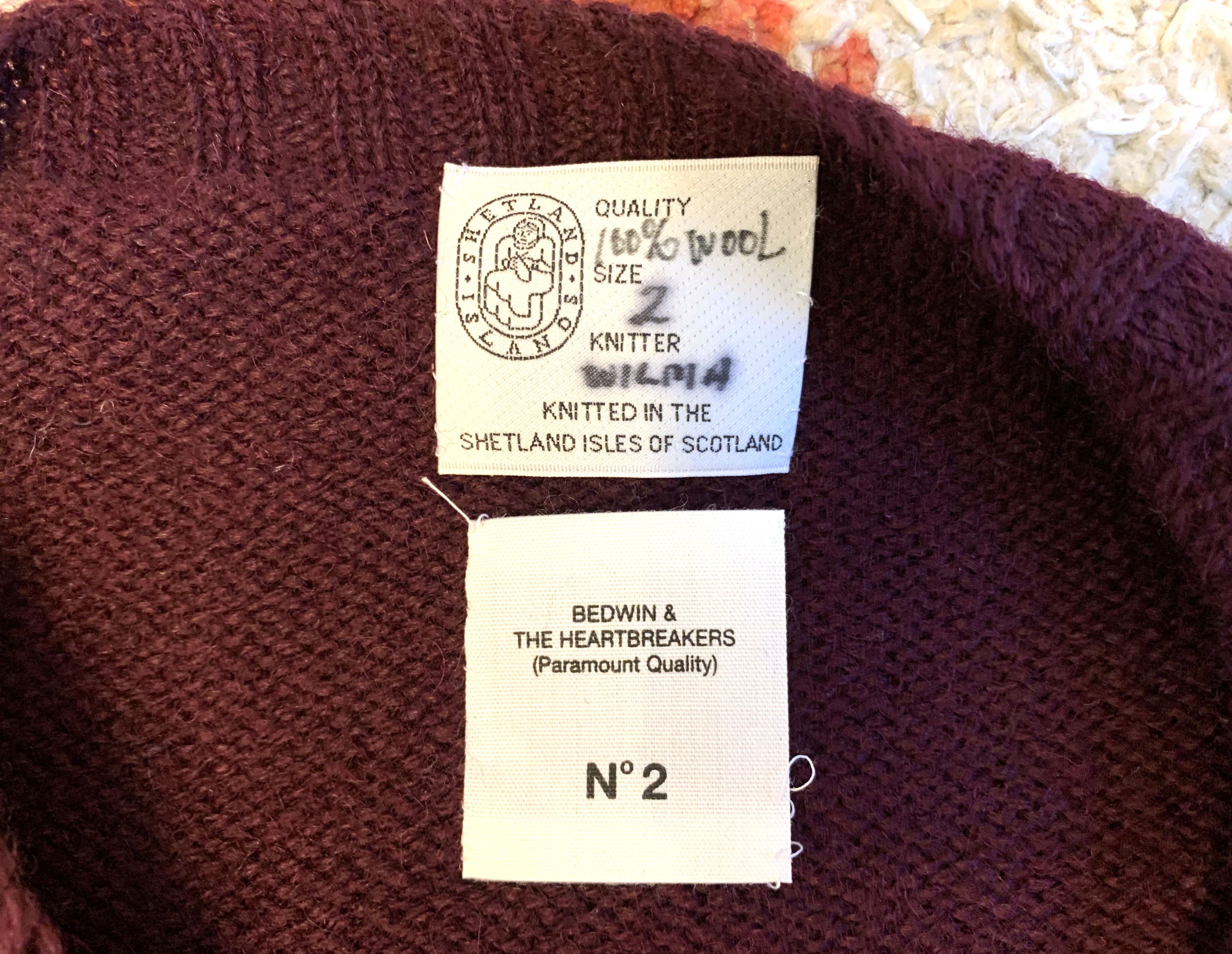 Bedwin & The Heartbreakers Bedwin and the Heartbreakers hand made sweater, size 2 (M) Size US M / EU 48-50 / 2 - 3 Thumbnail
