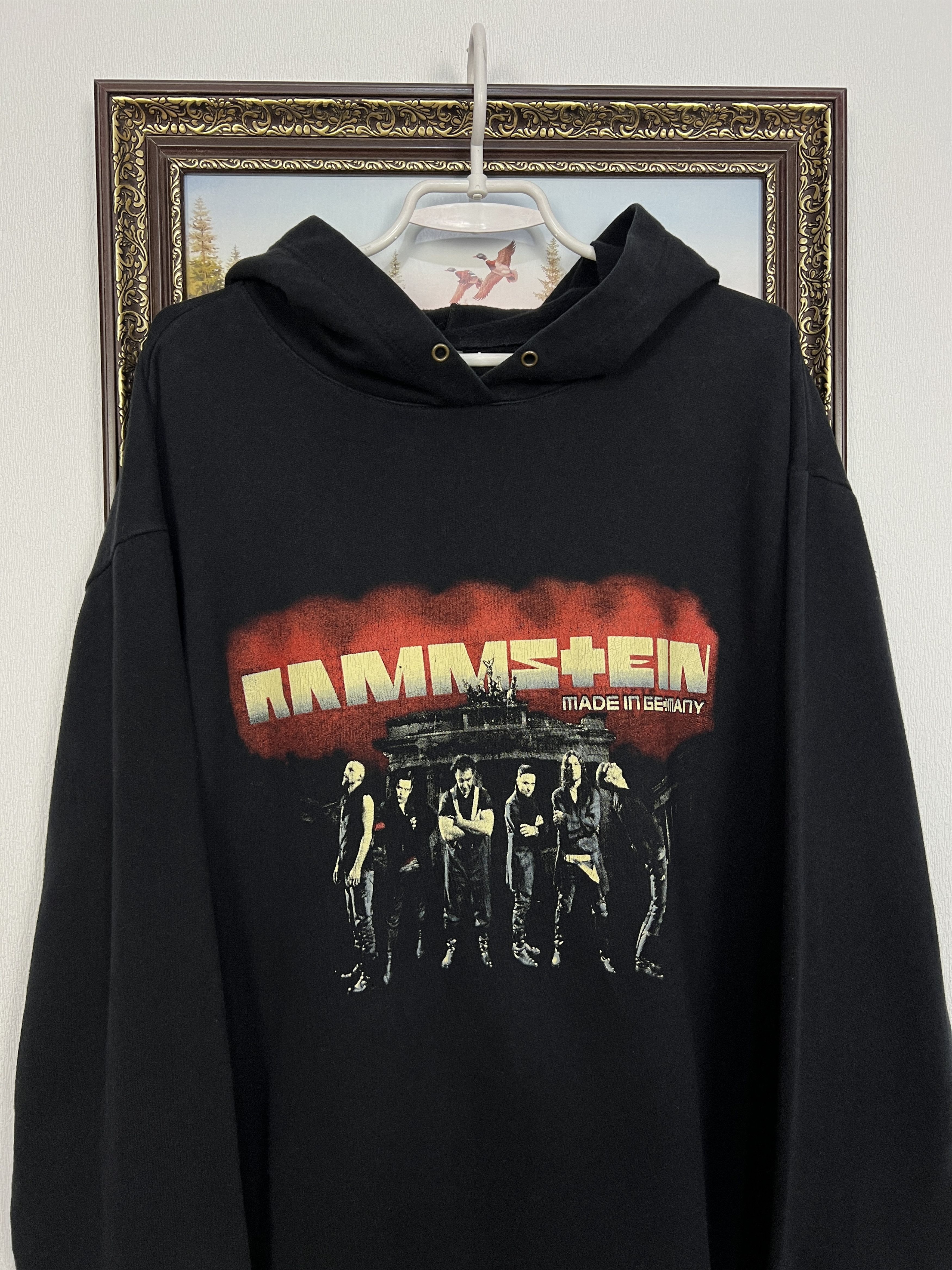 Vintage Vintage Rammstein Over Print Hoodie Band Jacket Rare Hype Size US XXL / EU 58 / 5 - 2 Thumbnail