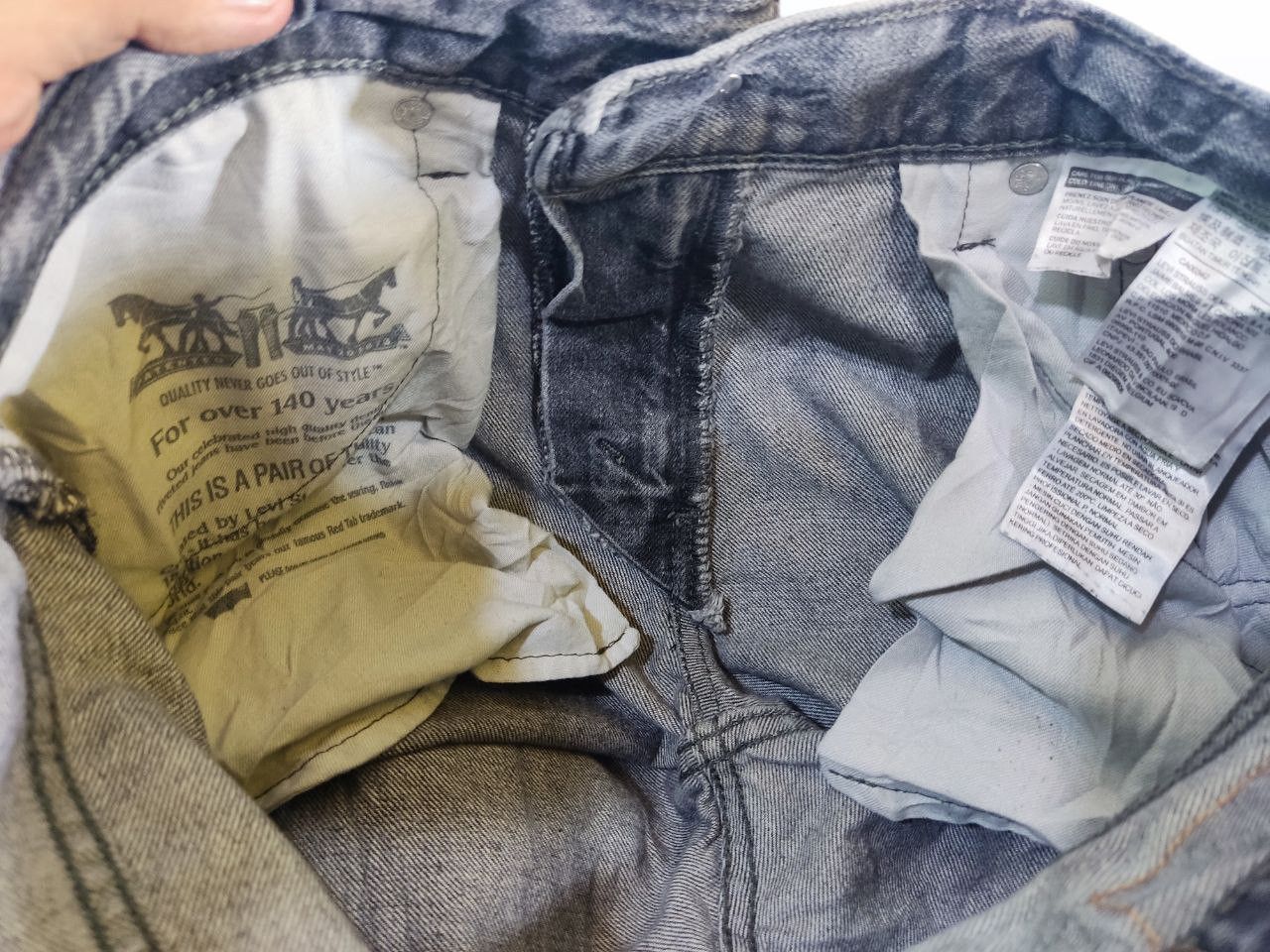 Levi's levis 511 slim distressed denimnice design Size US 31 - 5 Thumbnail