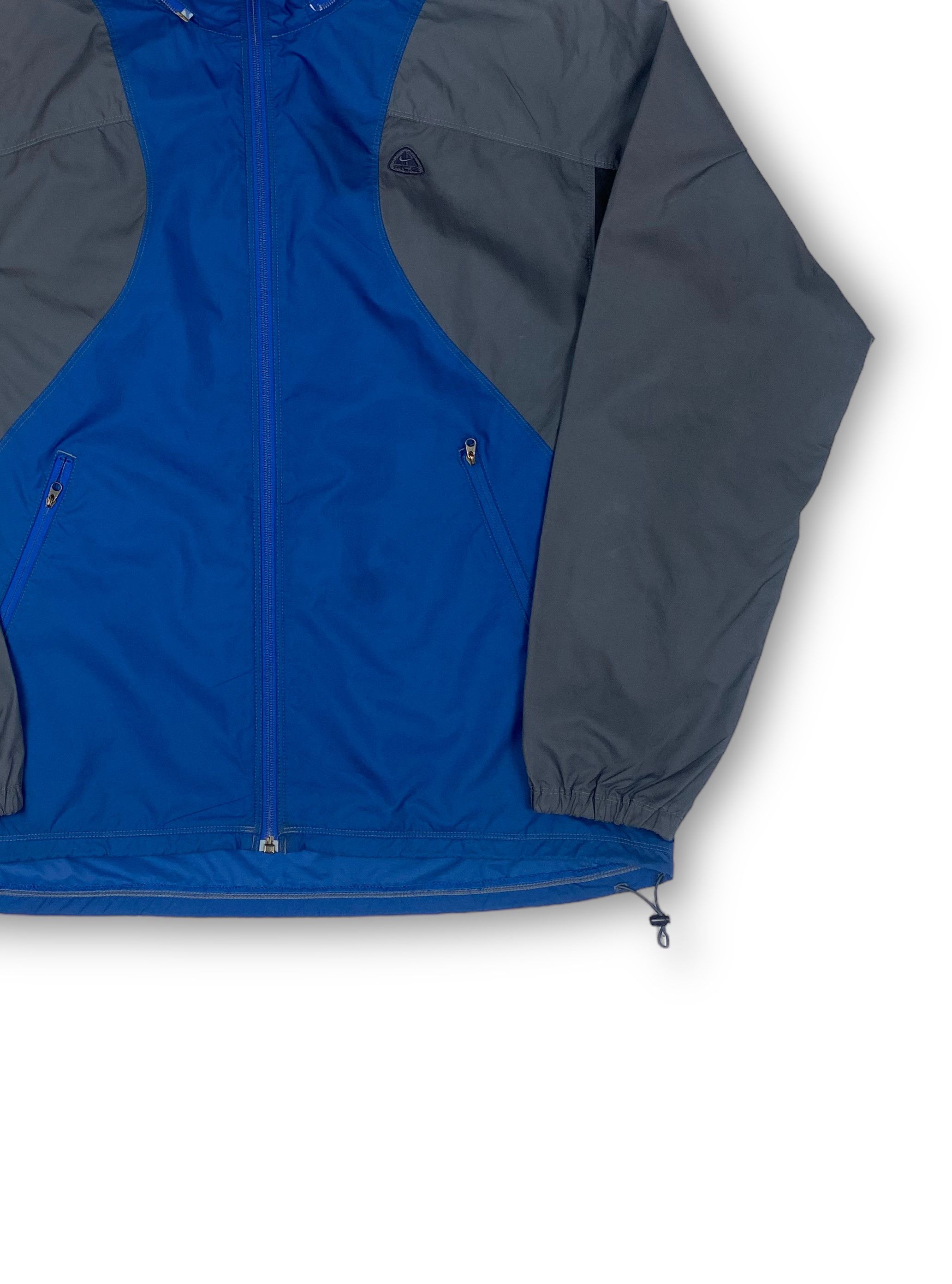 Nike ACG Vintage NIKE ACG Grey Blue Windbreaker Jacket Y2k M547 Size US L / EU 52-54 / 3 - 2 Thumbnail