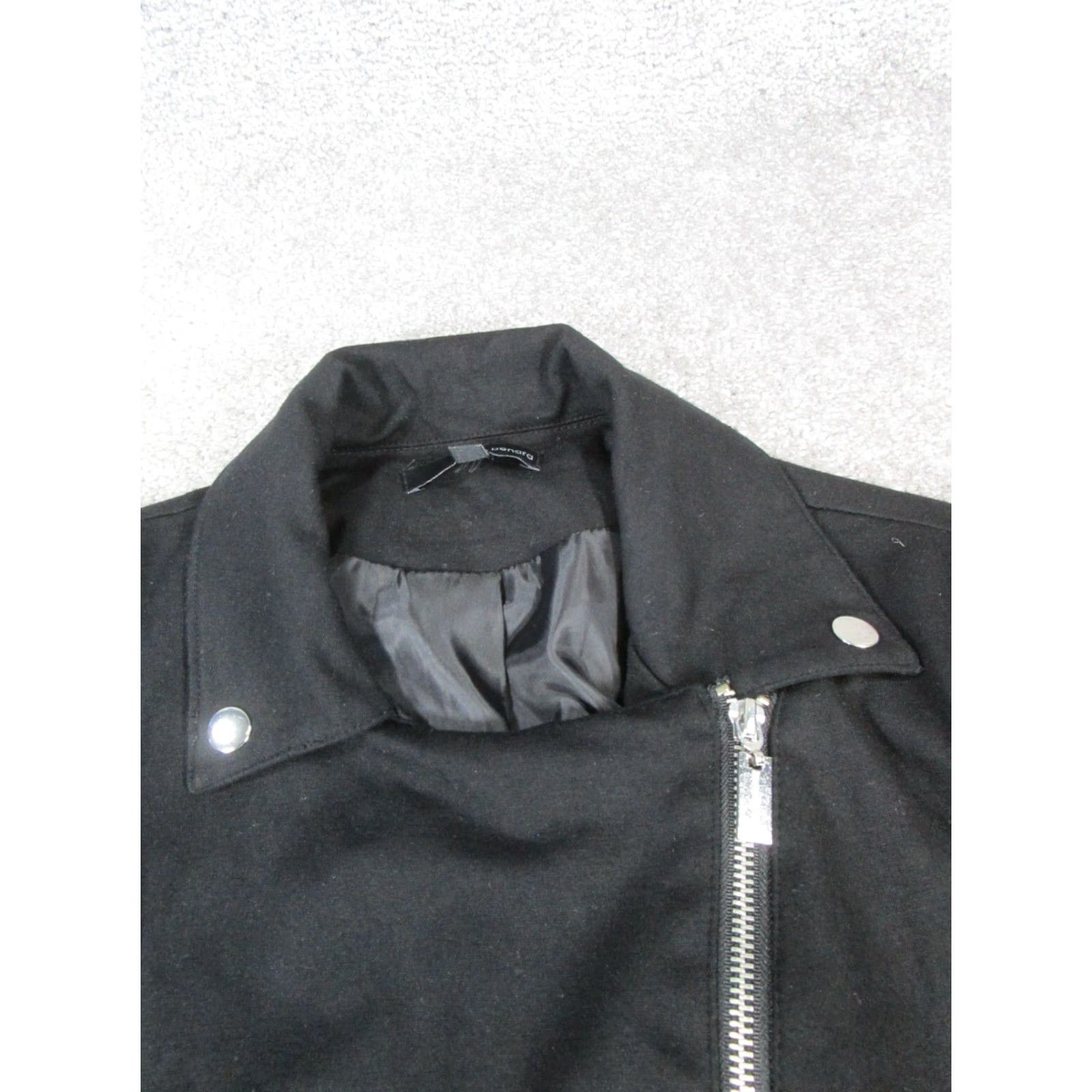 Vintage Harve Benard Jacket Womens Medium Black Full Zip Size M / US 6-8 / IT 42-44 - 2 Thumbnail