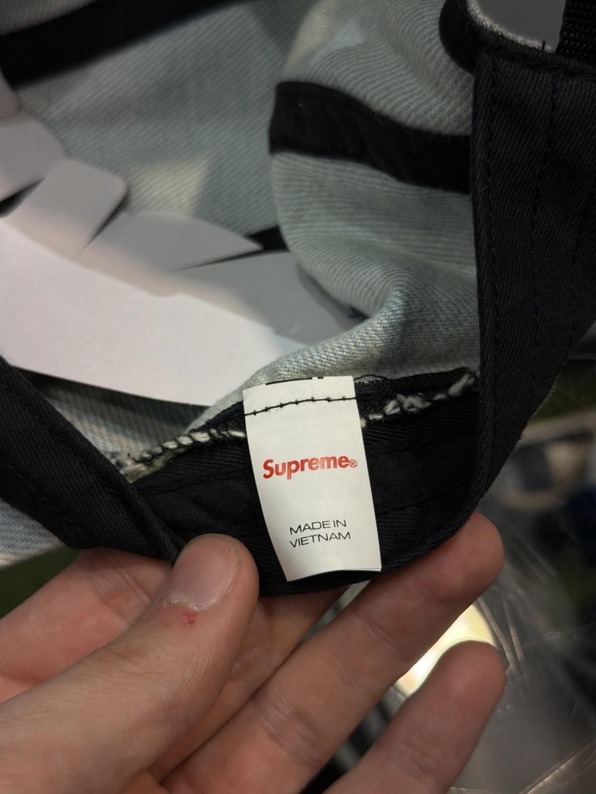 Supreme Supreme Washed Chino Twill Camp Cap (25FW) Denim NEW Size ONE SIZE - 8 Thumbnail