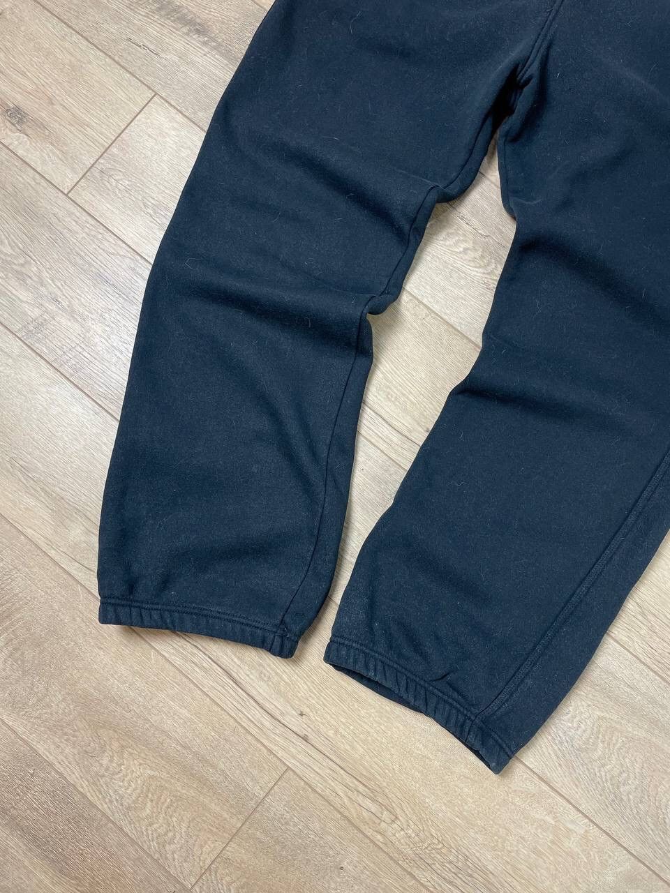 Nike × Vintage Vintage Nike 90’s Y2K Style Black Drill Sweatpants Rap Pants Size US 34 / EU 50 - 2 Thumbnail