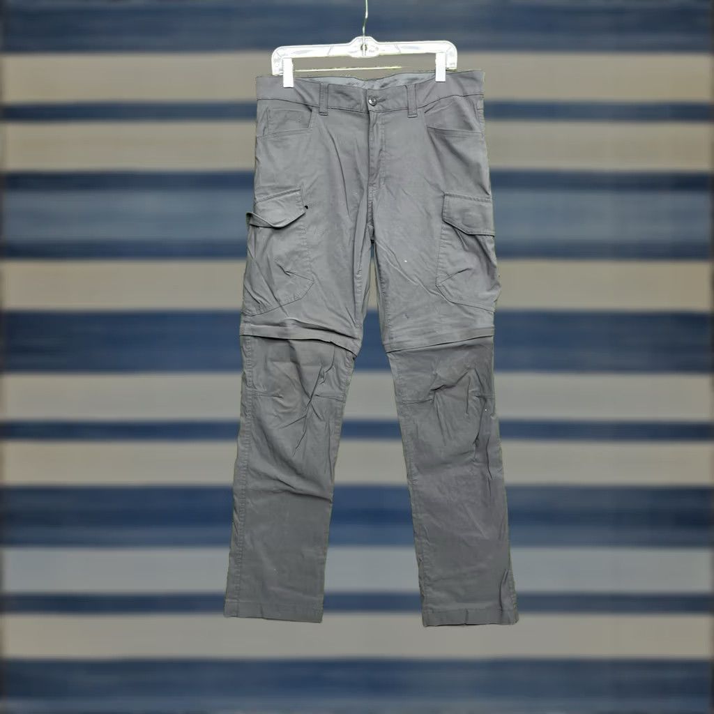 Eddie Bauer Eddie Bauer Travex Pants Mens 34x32 Nylon Rip Stop Grey Hike Convertible Chino Regular Straight Pocket Size US 34 / EU 50 - 1 Thumbnail