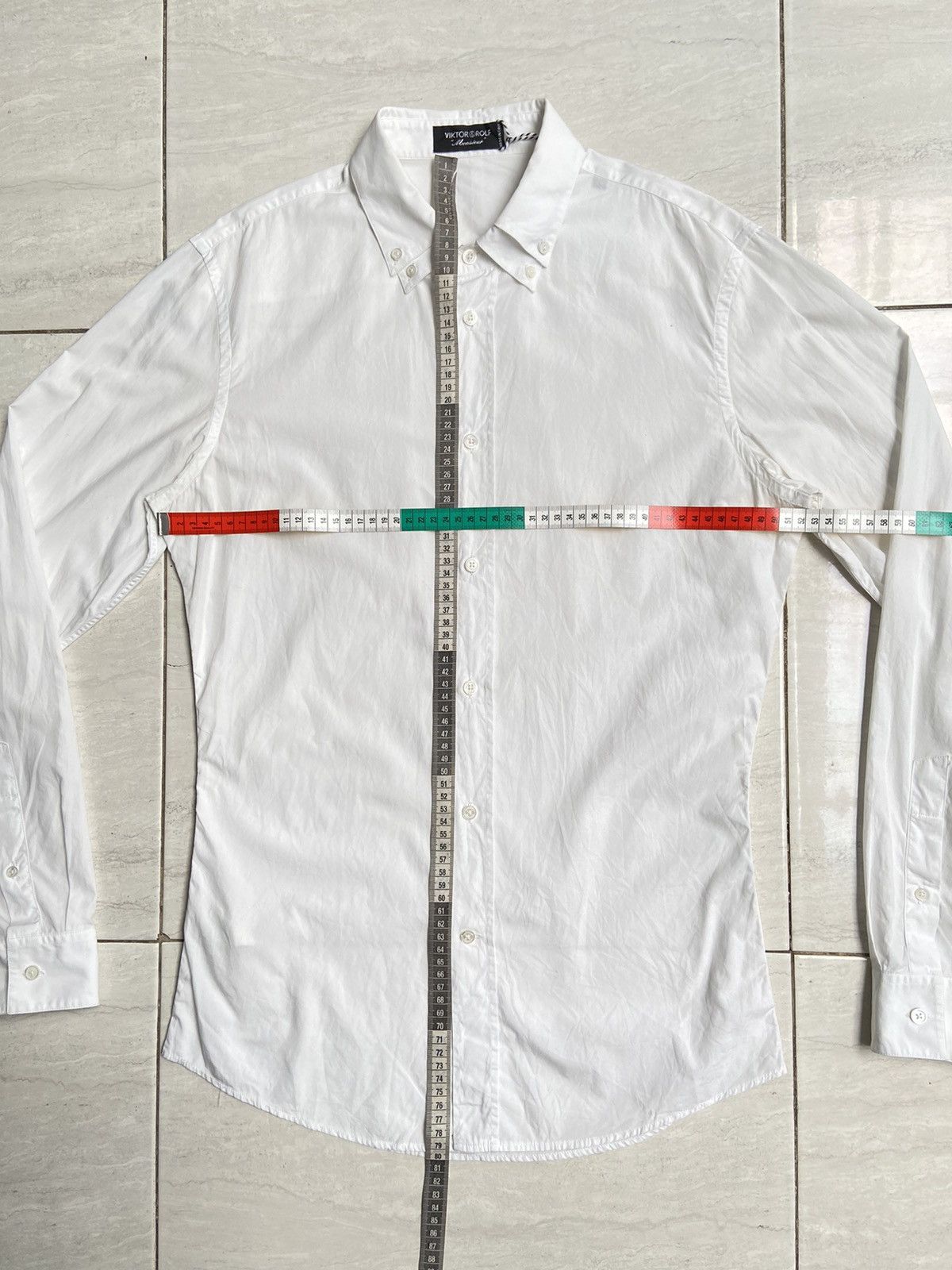 Viktor & Rolf VIKTOR & ROLF White Shirt Size US L / EU 52-54 / 3 - 2 Thumbnail