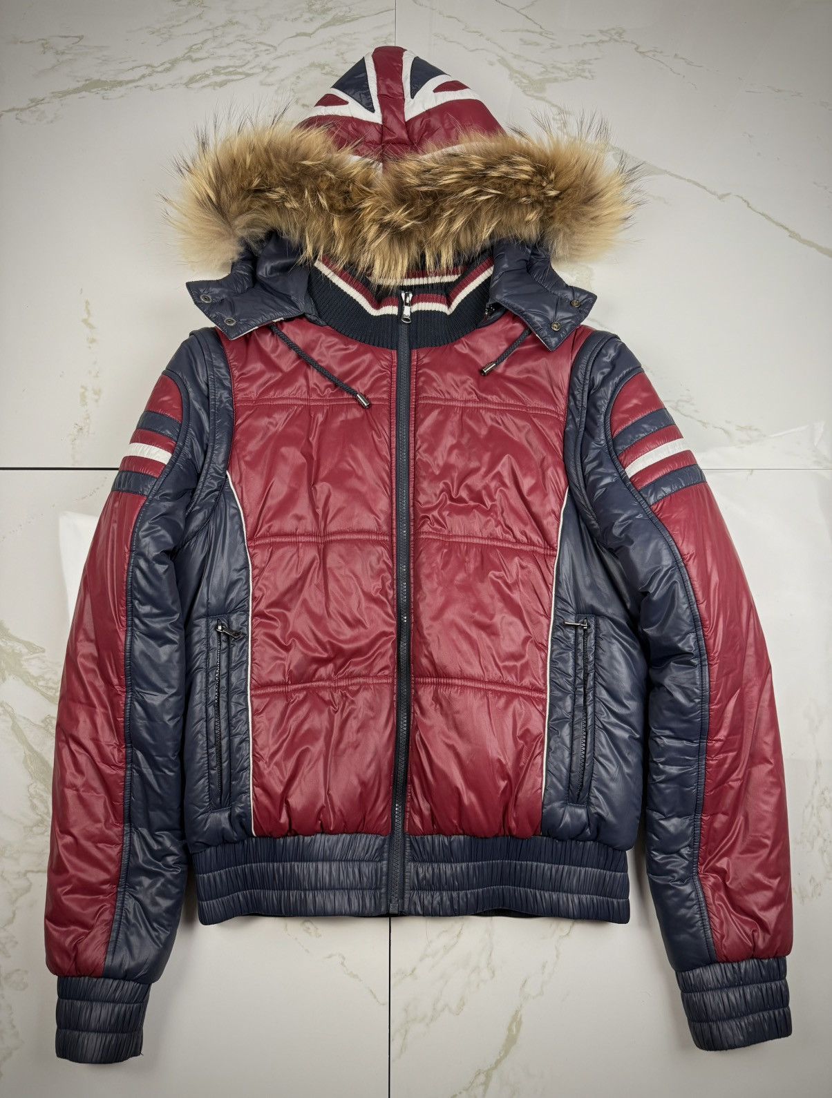 Dolce & Gabbana Dolce & Gabbana Union Puffer Jacket Size US S / EU 44-46 / 1 - 1 Thumbnail