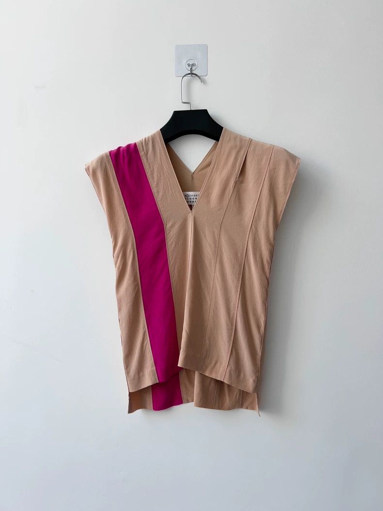 Maison Margiela Maison Margiela S13 striped silk vest Size XS / US 0-2 / IT 36-38 - 1 Thumbnail