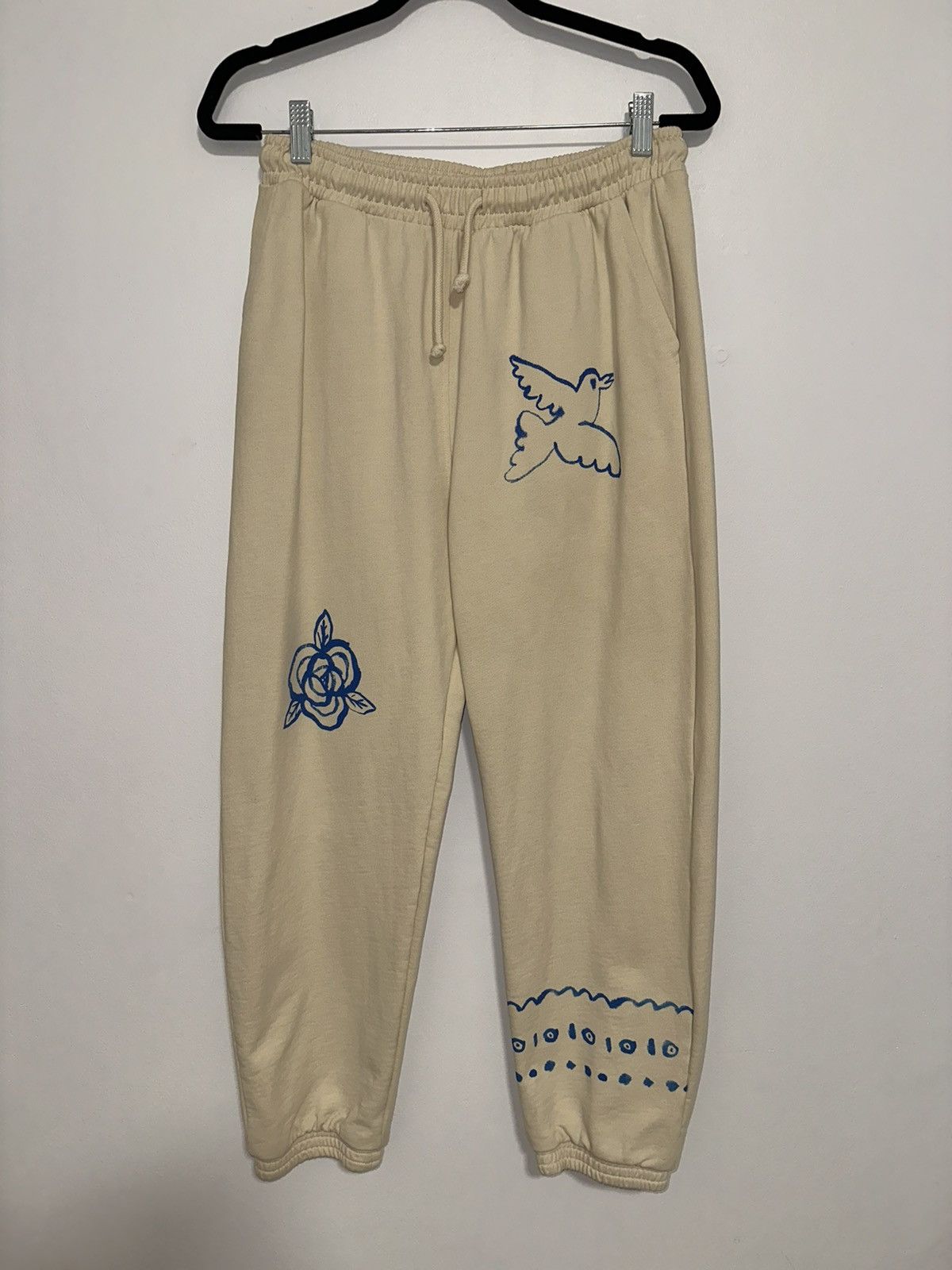 image of Carne Bollente Art Sweatpants in Offwhite, Men's (Size 30)