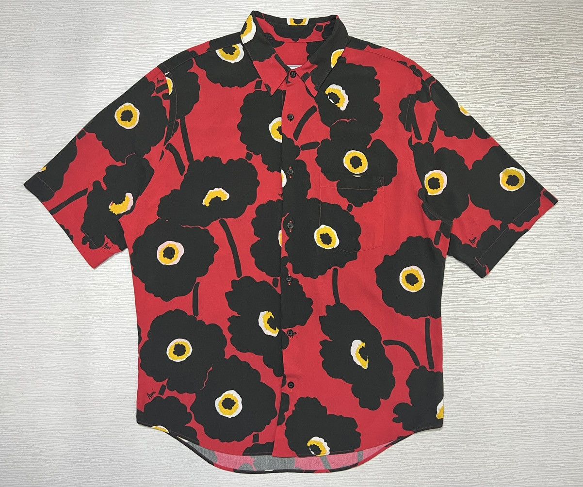 AMI AMI Paris - Floral Print Vacation Shirt Size US M / EU 48-50 / 2 - 1 Thumbnail