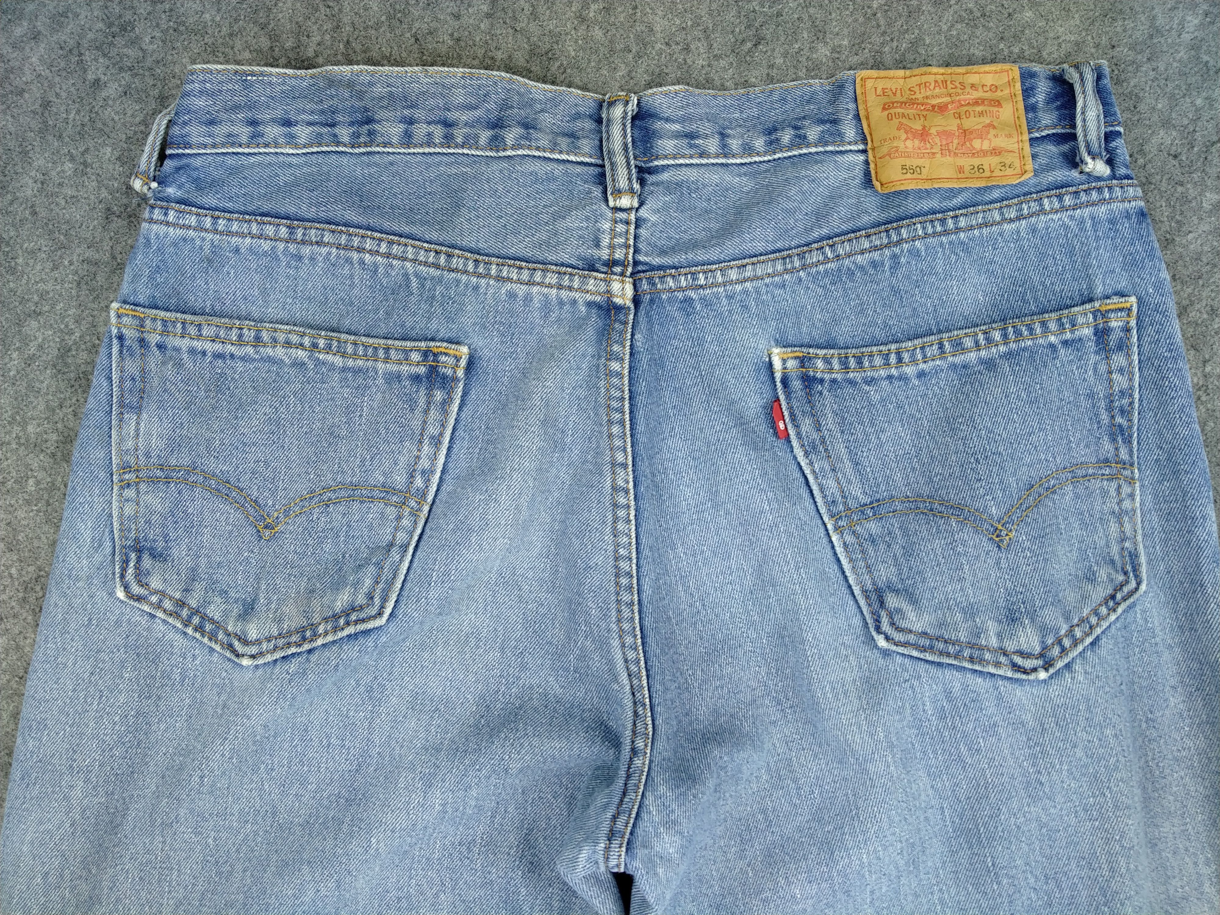 Levi's Light Wash Vintage Levi's 550 Denim 36x34 -JN161 Size US 36 / EU 52 - 4 Thumbnail