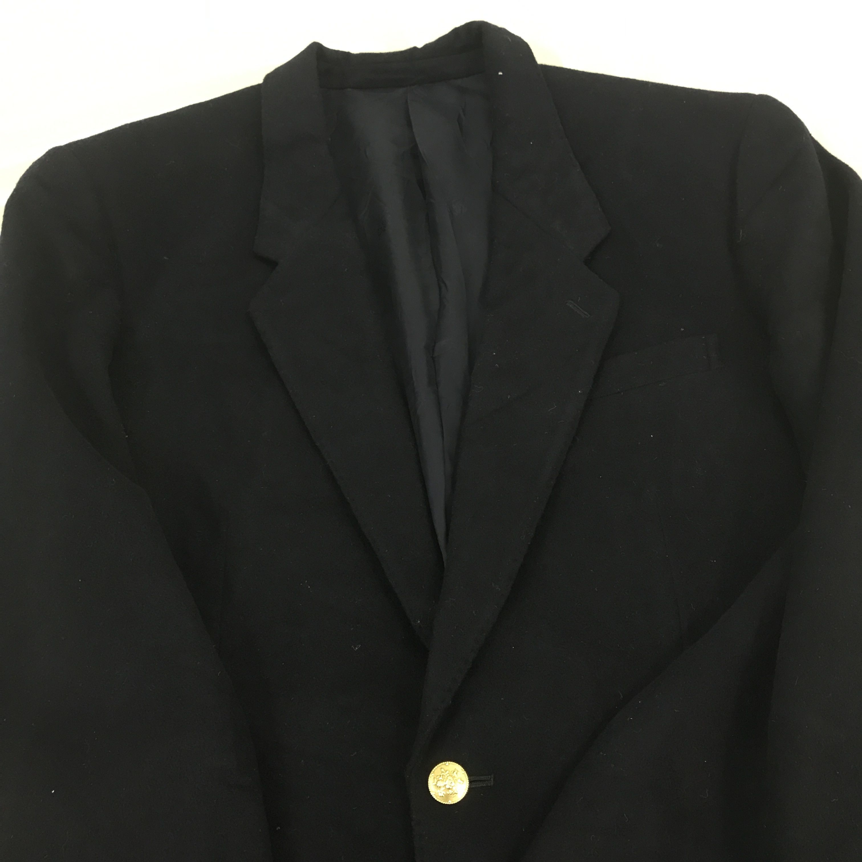 Kenzo × Vintage Vintage Kenzo Wool Blazer gold button Jacket Size US L / EU 52-54 / 3 - 7 Thumbnail