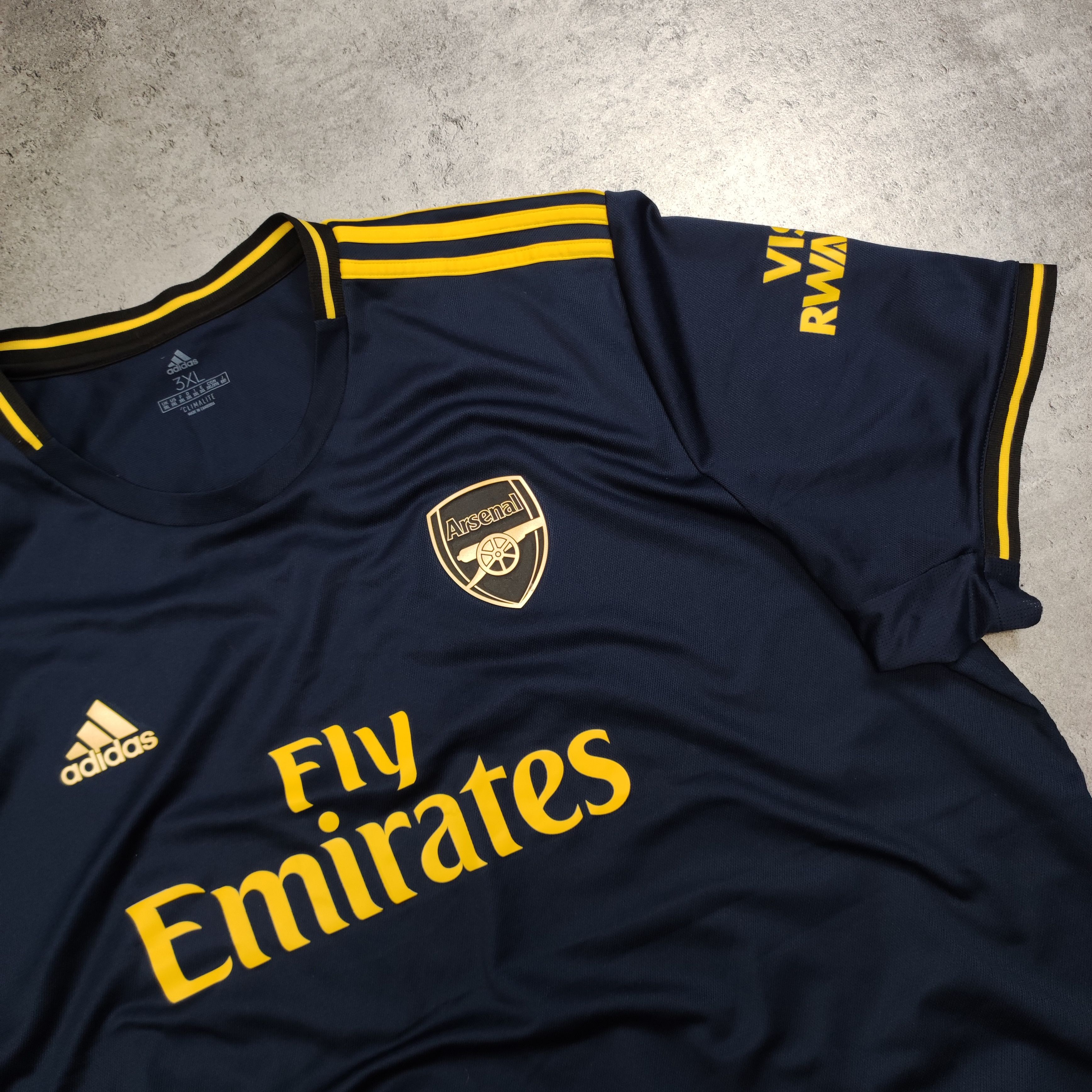 Adidas RARE Arsenal London 2020 Third Football Soccer Jersey Size US XXL / EU 58 / 5 - 4 Thumbnail