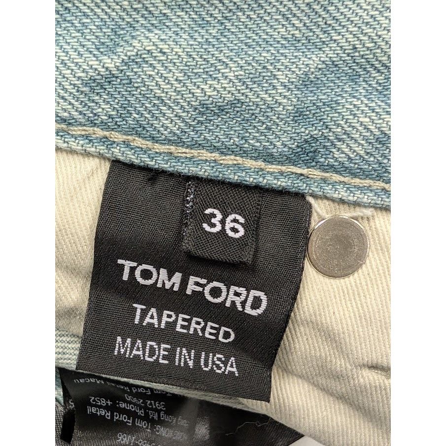 Tom Ford o1rshd1 Tapered Jeans in Blue Size US 36 / EU 52 - 19 Thumbnail