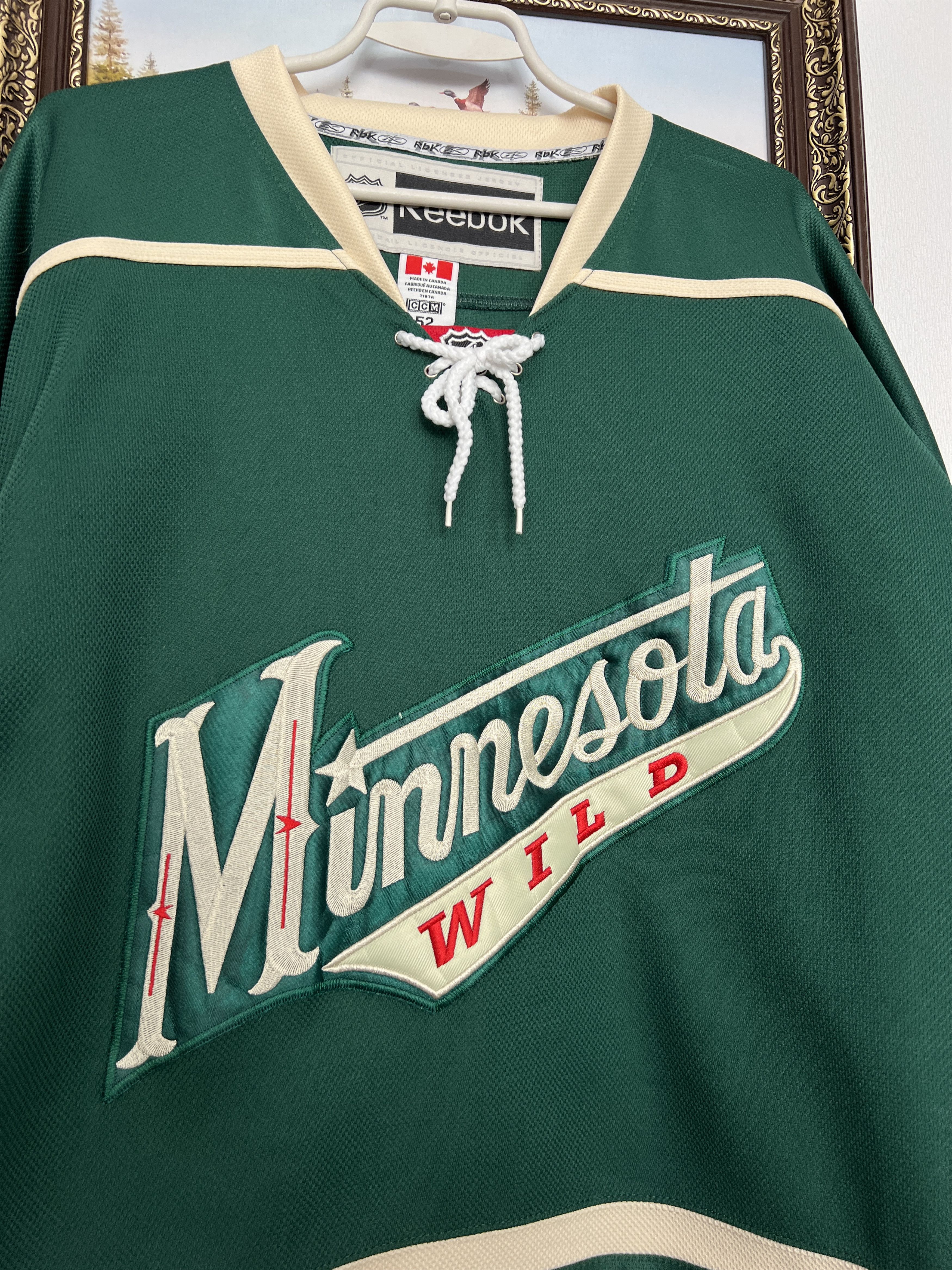 Reebok Minnesota Wild NHL Hockey Jersey #64 Granlund Trikot Rare Size US L / EU 52-54 / 3 - 3 Thumbnail