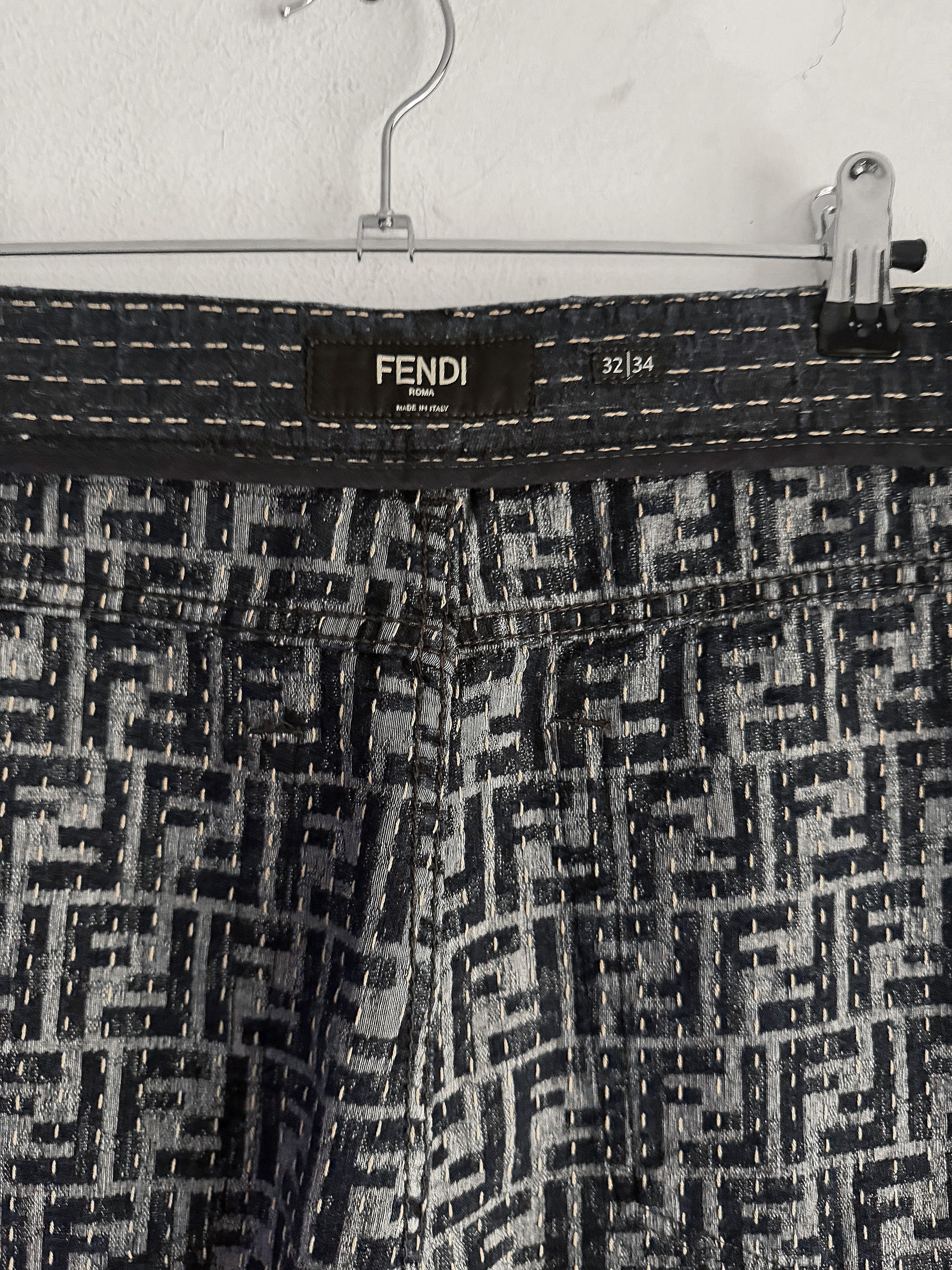 Fendi Fendi "Selleria" Stitch Denim Jeans Size US 32 / EU 48 - 9 Thumbnail