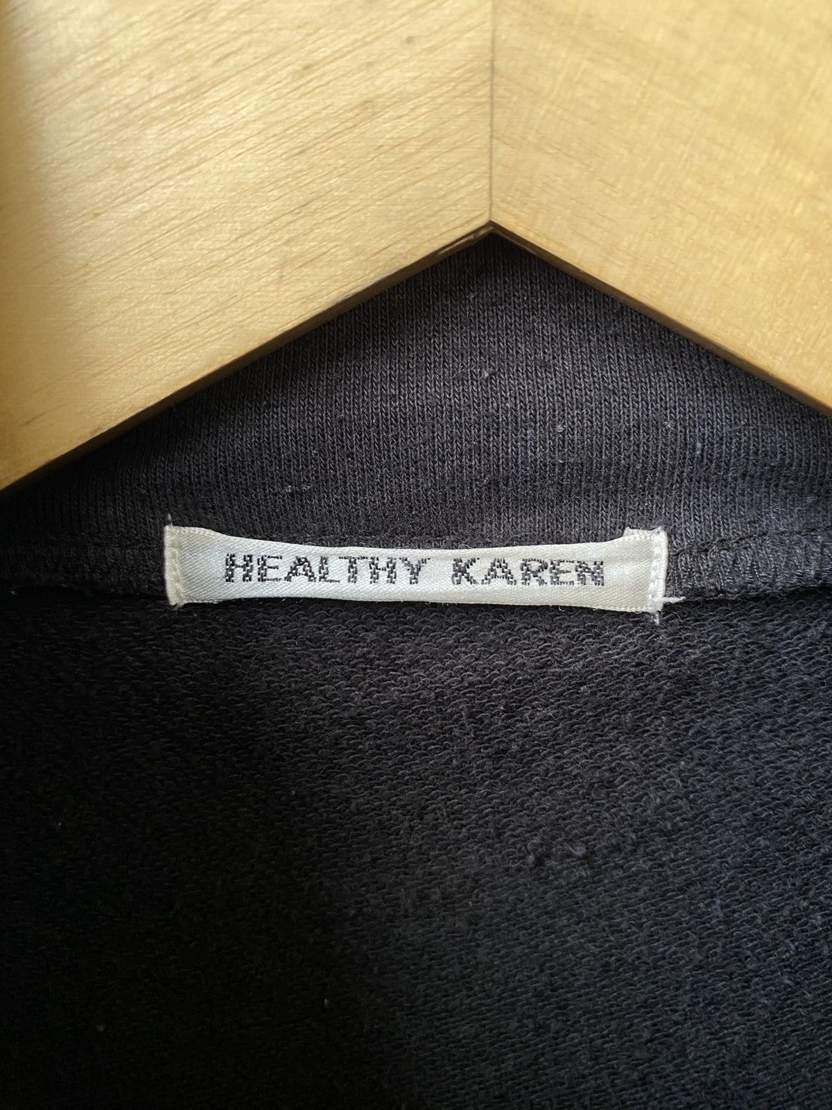 Japanese Brand Healthy Karen Black Military Jacket Style Techwear Inspired Size L / US 10 / IT 46 - 7 Thumbnail