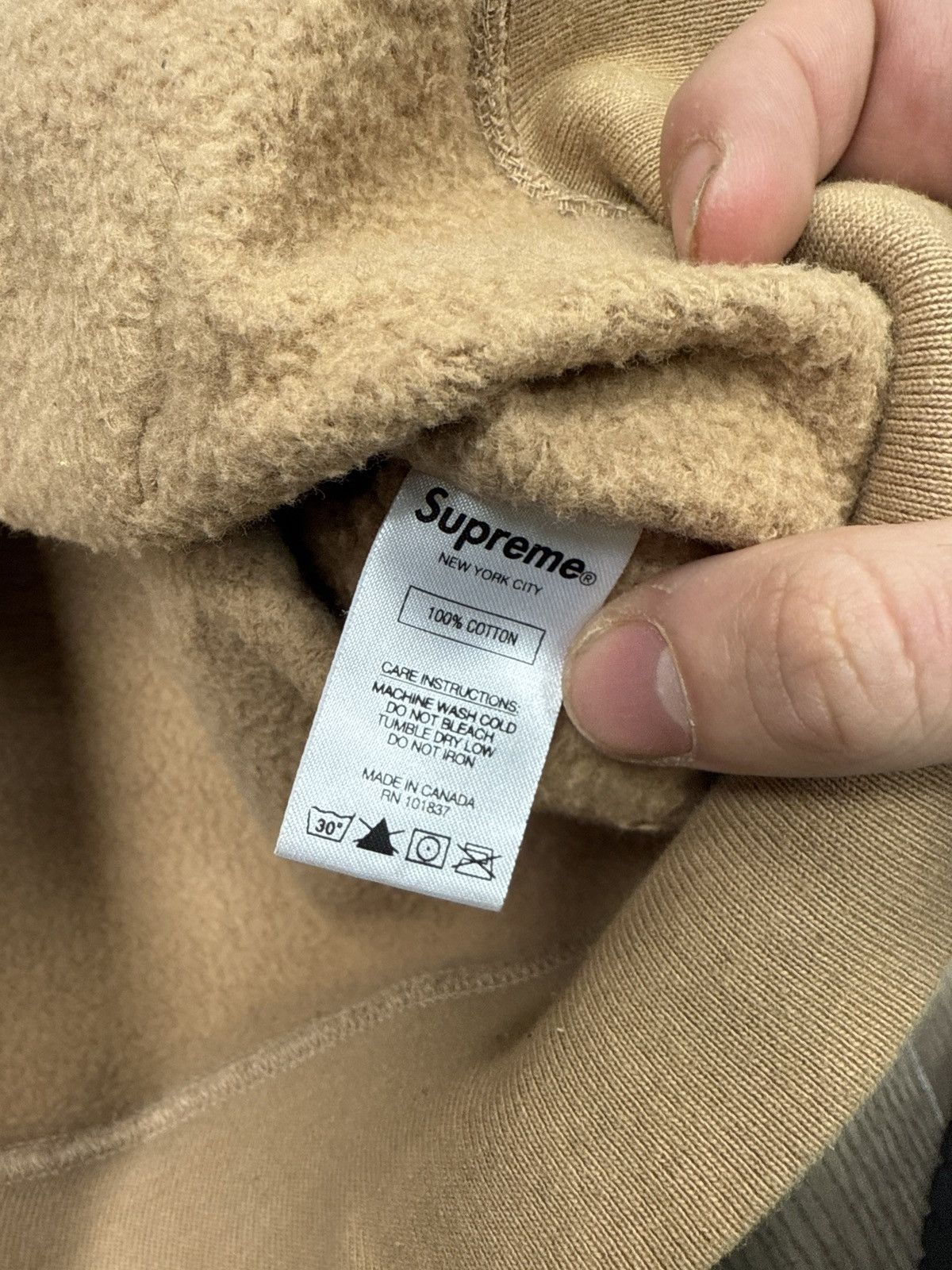 Supreme Supreme Repeater Zip Up Tan Large new Size US L / EU 52-54 / 3 - 4 Thumbnail