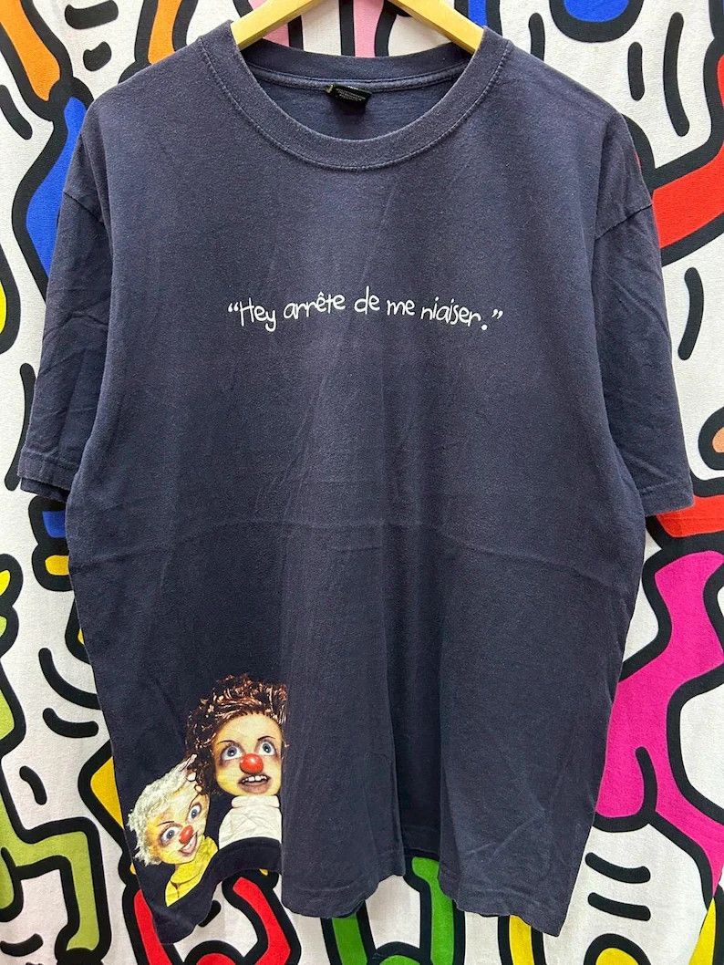 Vintage Vintage 2000s Tete a Claques TV tshirt size M-L Size US L / EU 52-54 / 3 - 2 Thumbnail
