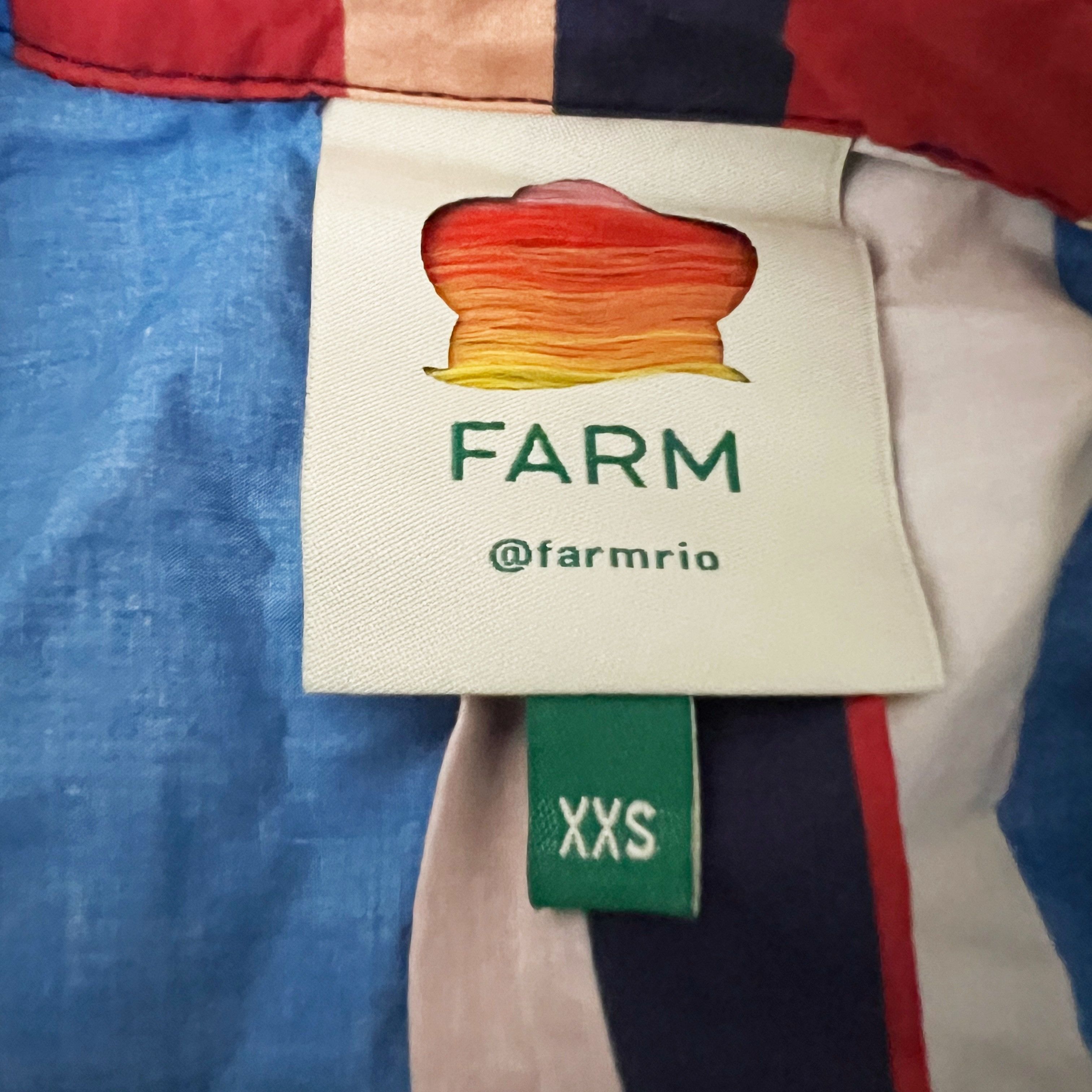Farm Rio Farm Rio Winter Stripes Cotton Poplin Multi Size XXS / US 00 / IT 34 - 2 Thumbnail